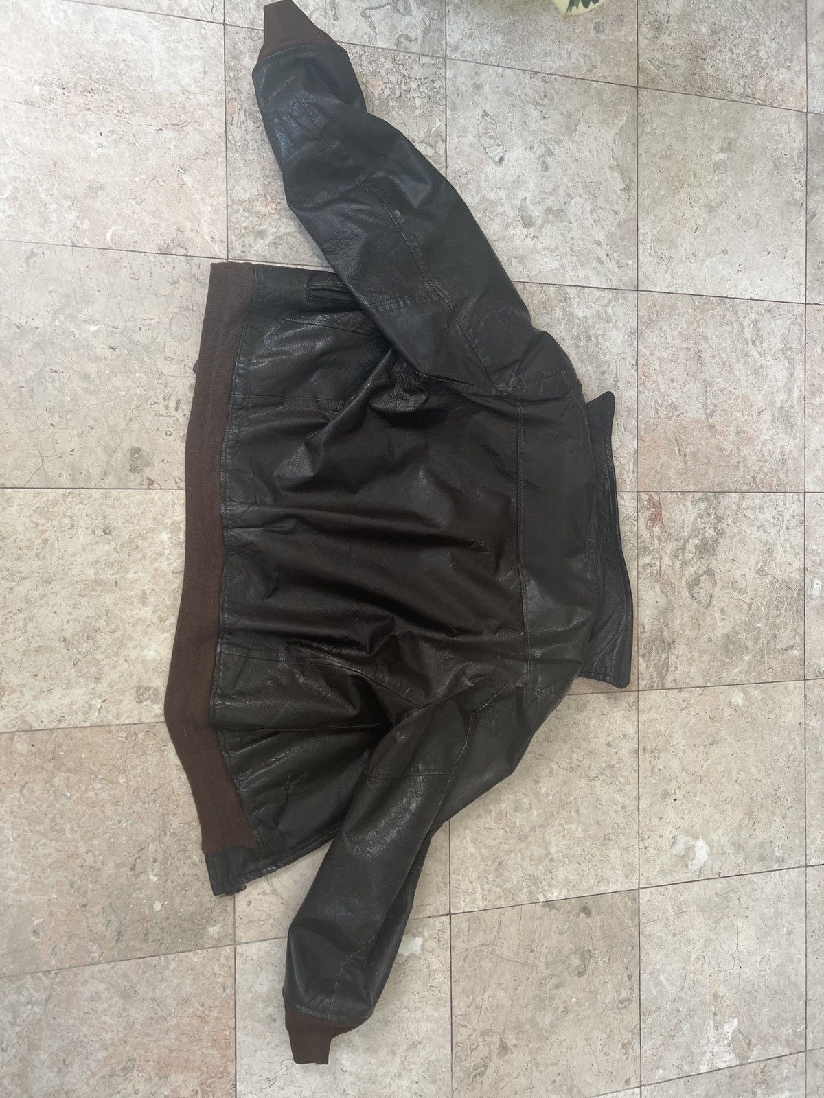 Other Vintage Goatskin Leather A-2 Bomber Jacket – Made in USA Size US M / EU 48-50 / 2 - 2 Thumbnail