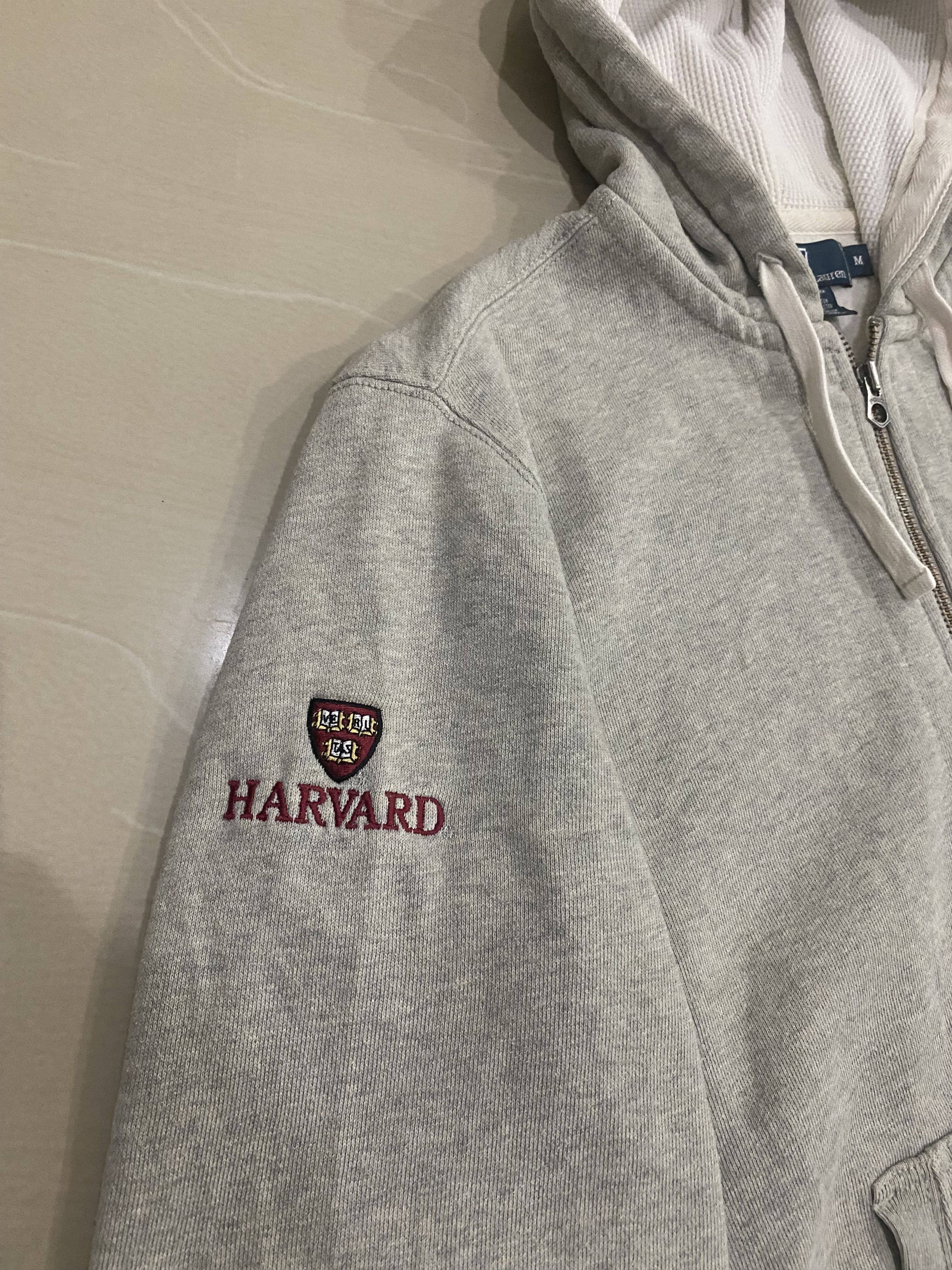 Polo Ralph Lauren Vintage Polo by Ralph Lauren Harvard Ziper Hoodie Size US M / EU 48-50 / 2 - 2 Thumbnail