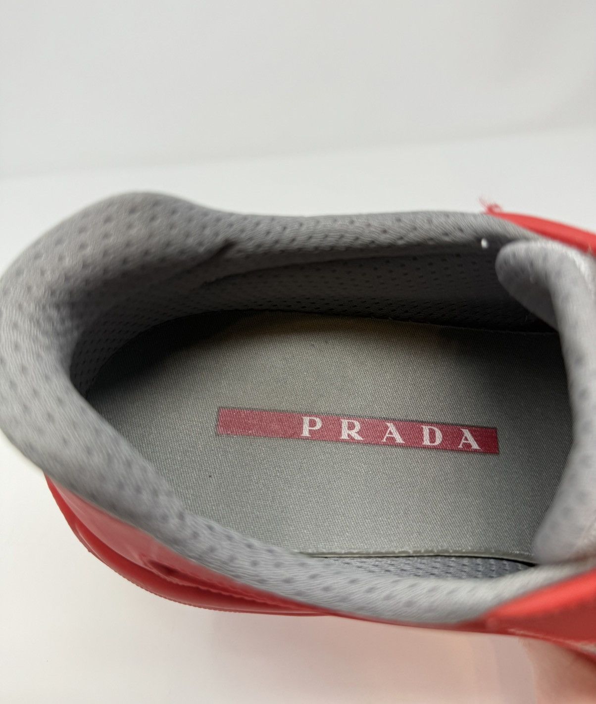 Prada Prada Americas Cup Rubber Sneaker Red Size US 8 / EU 41 - 8 Thumbnail