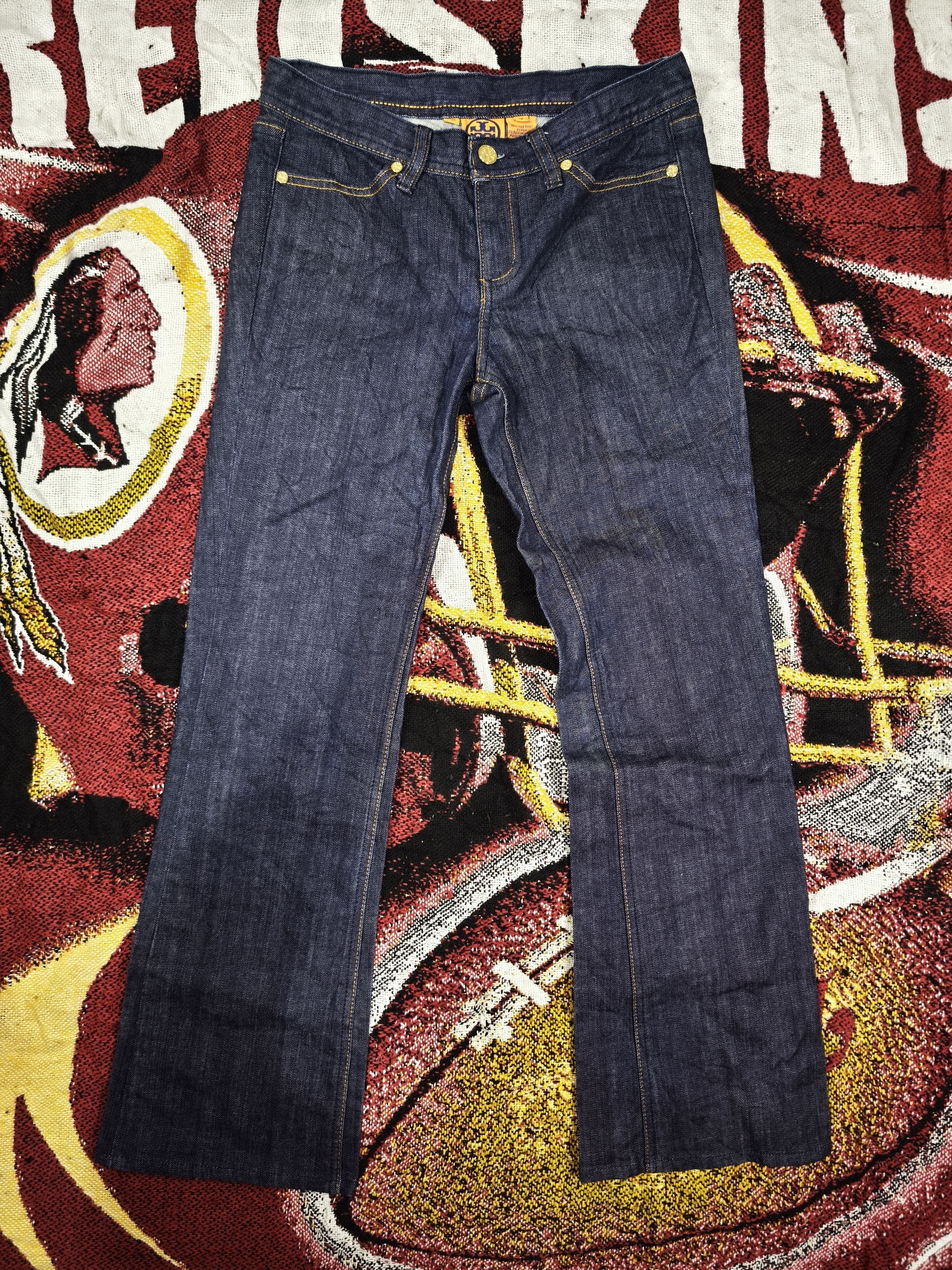 Designer × Tory Burch Tory Burch Classic Denim Boot Cut Jeans Size 30" / US 8 / IT 44 - 4 Thumbnail