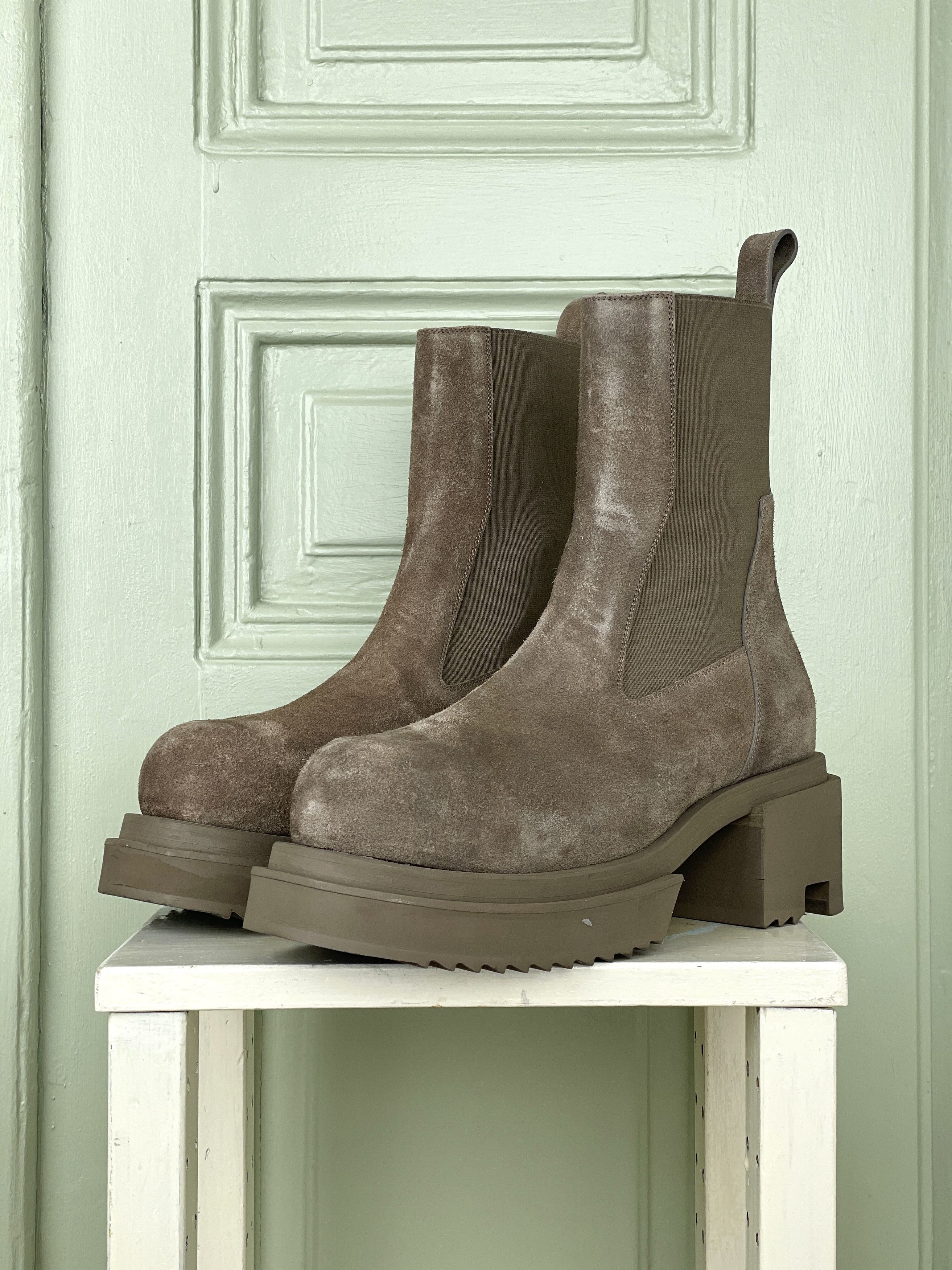 Rick Owens Rick Owens AW22 STROBE Beatle Bogun Platform Boots  