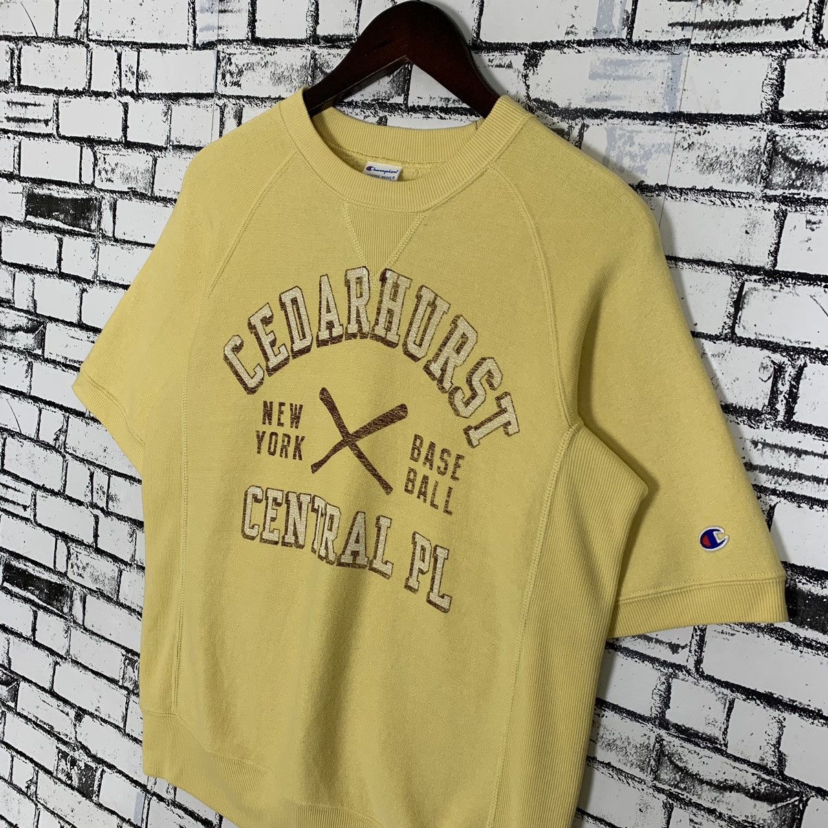 Champion × Vintage Vintage Sportwear Champion Ringer Short Sleeve Sweatshirt Size M / US 6-8 / IT 42-44 - 3 Thumbnail