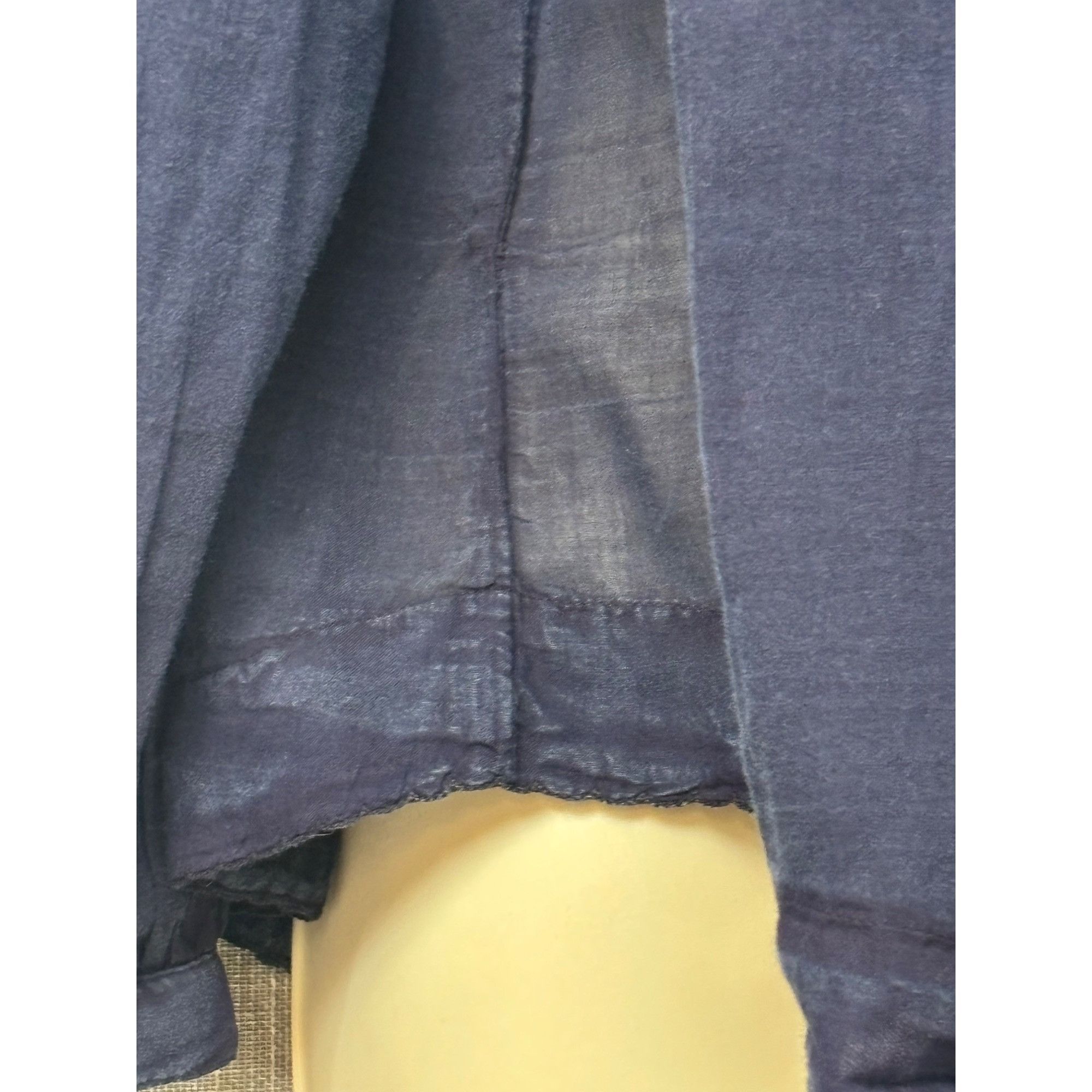 Free People Free People Cool Meadow Woven Cotton Top, Navy, Sz. S Size S / US 4 / IT 40 - 11 Thumbnail
