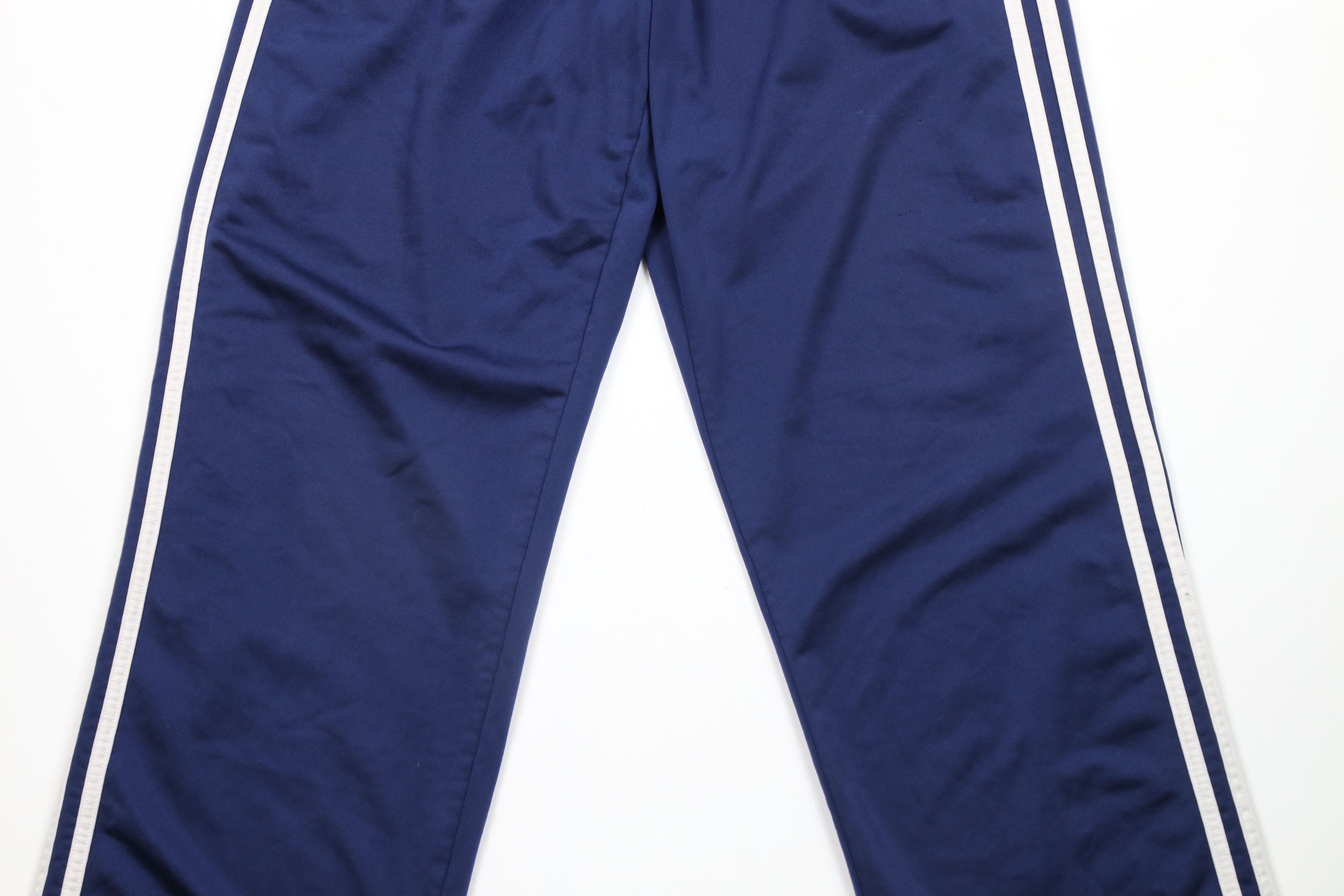 Adidas × Vintage Vintage Y2K 2002 Adidas Spell Out Striped Wide Leg Pants Size US 36 / EU 52 - 3 Thumbnail