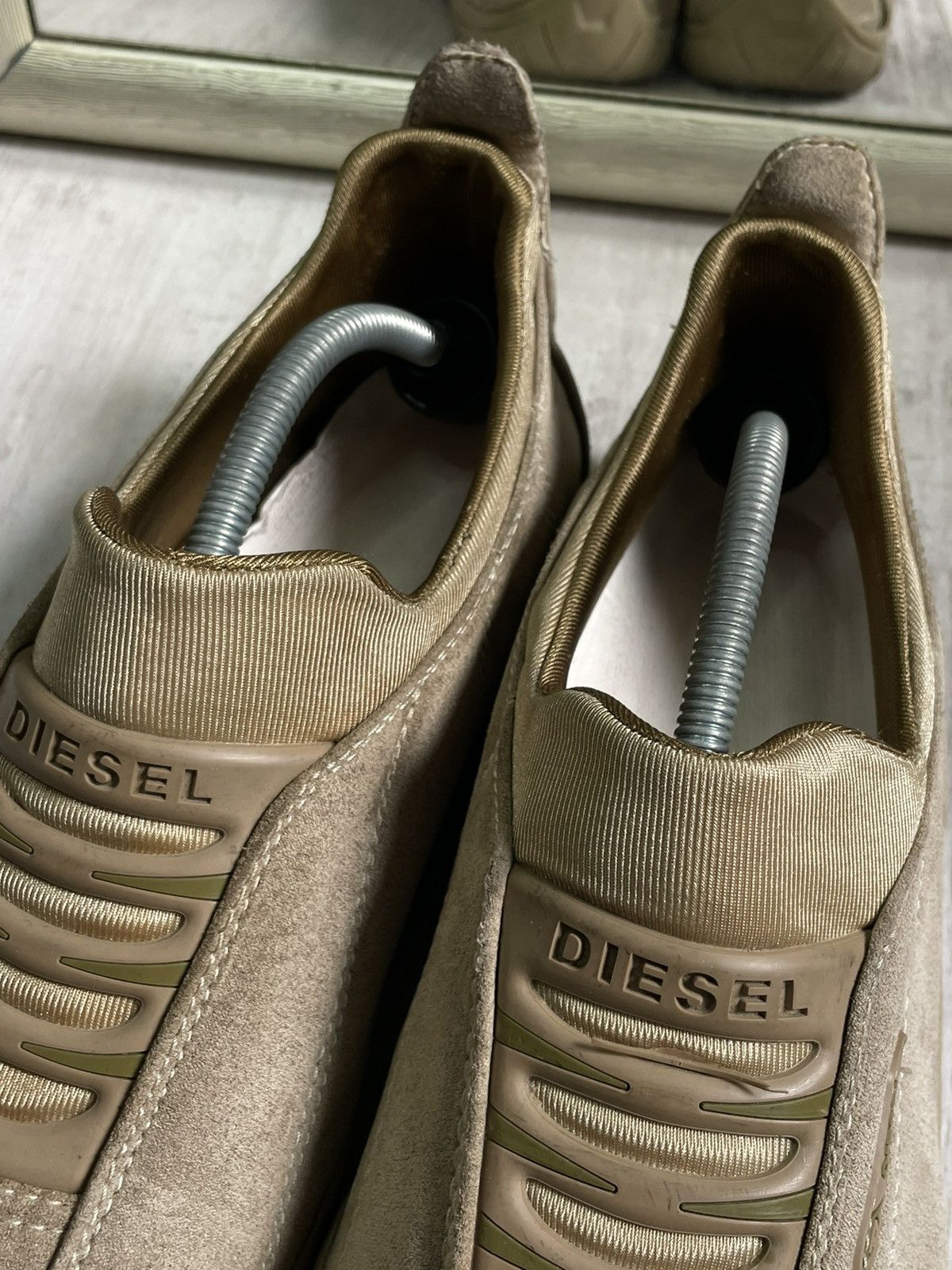 Diesel Vintage Diesel 00’s Archive Sneakers Y2K Beige RARE Size US 8.5 / EU 41-42 - 4 Thumbnail