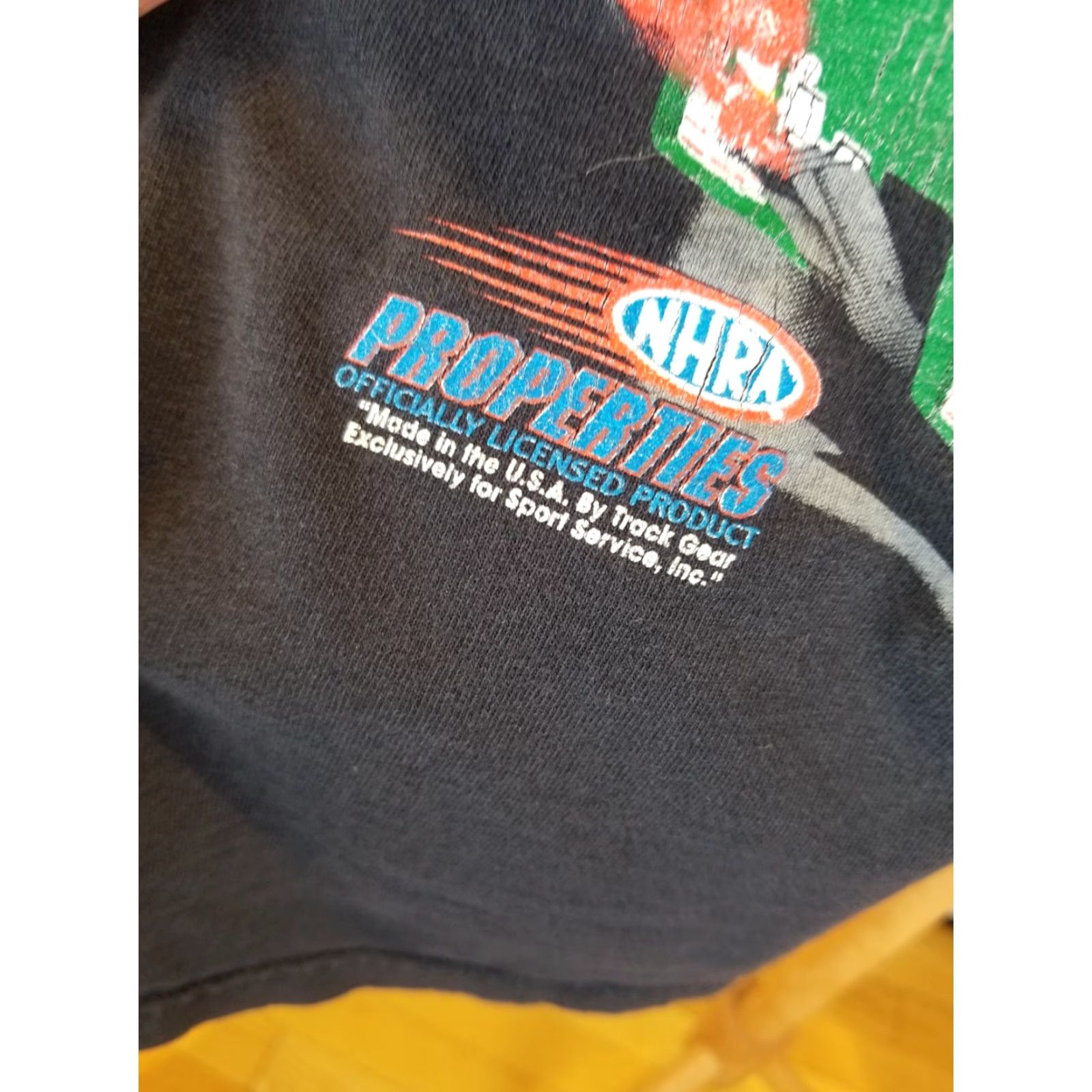 Logo Athletic VINTAGE John Force NHRA GTX Winston Drag Racing Black T-Shirt XL Clothing Model: adidas Trefoil? (Note: This line is incorrect per rules; see final.) Size US XL / EU 56 / 4 - 5 Thumbnail