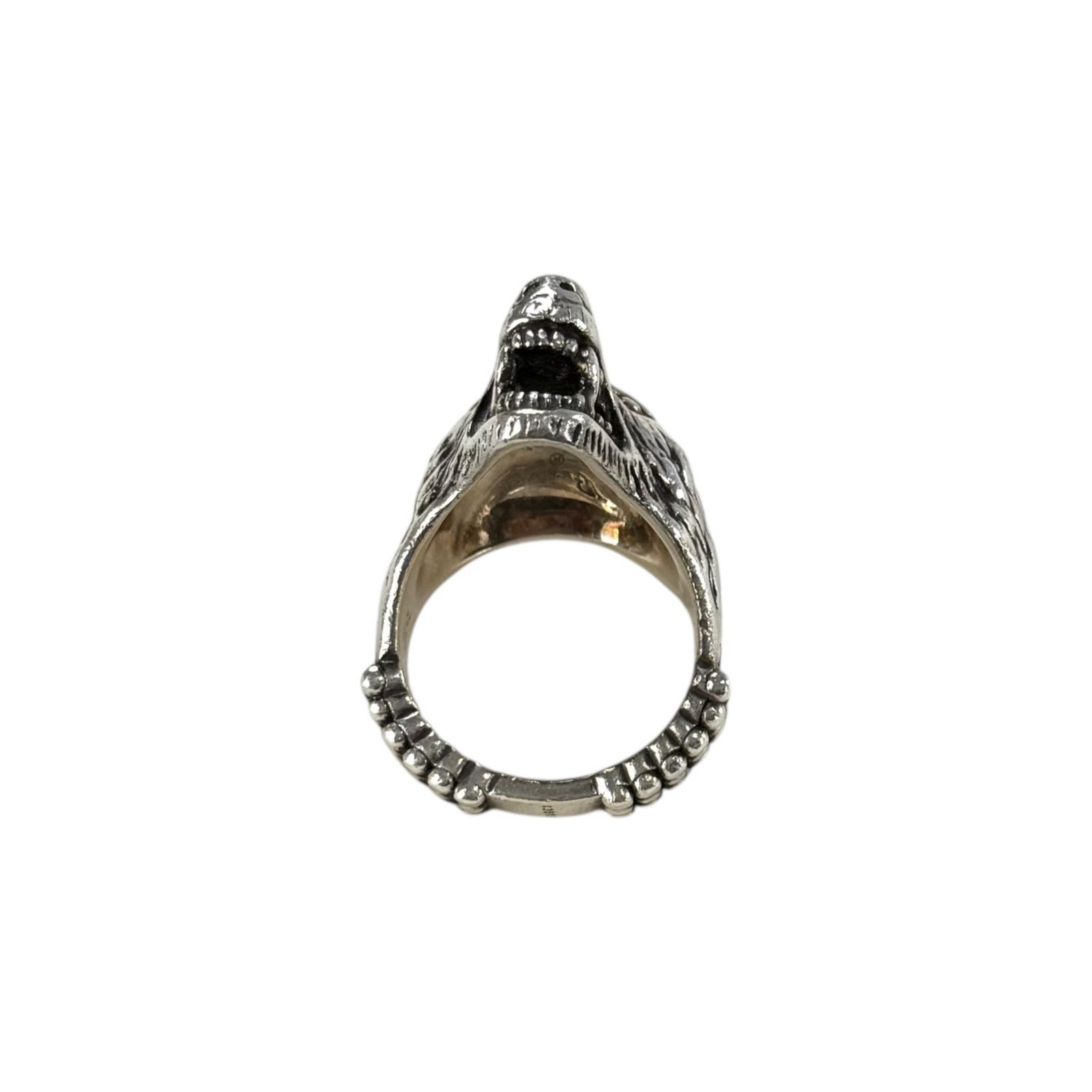 Gucci Gucci Anger Forrest Wolf Head Ring Size ONE SIZE - 6 Thumbnail