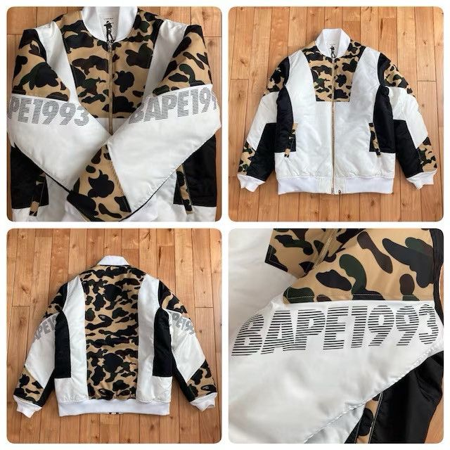 Bape BAPE CAMO MA-1 Bomber Jacket a bathing ape 1st camo Size US XL / EU 56 / 4 - 1 Thumbnail