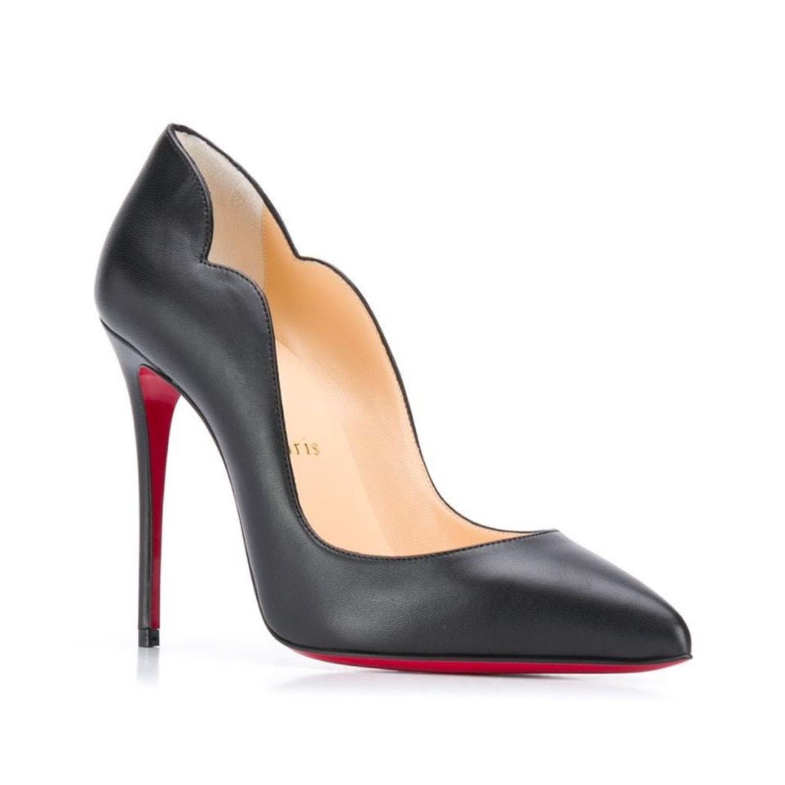 Christian Louboutin hot chick 100 leather pumps heels 40.5 Size US 10.5 / IT 40.5 - 3 Thumbnail