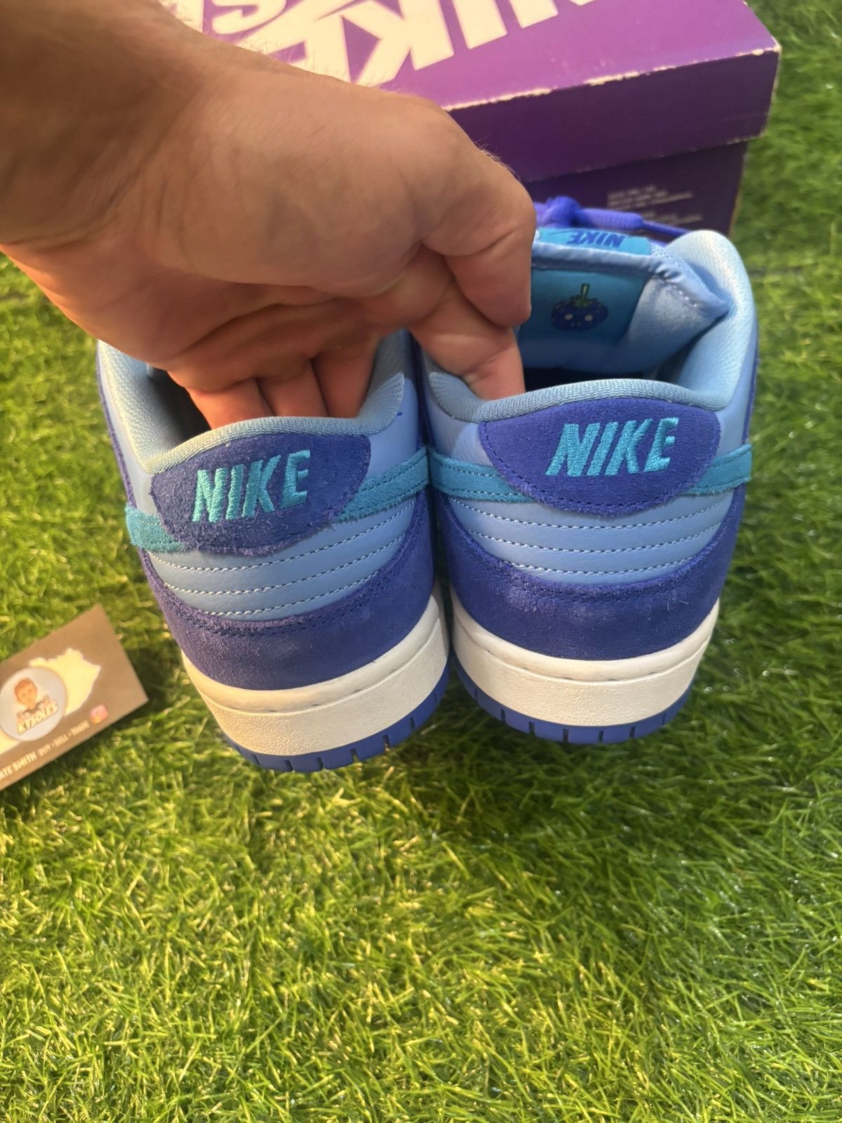 Nike Nike sb dunk low Blue Raspberry Size US 11 / EU 44 - 4 Thumbnail
