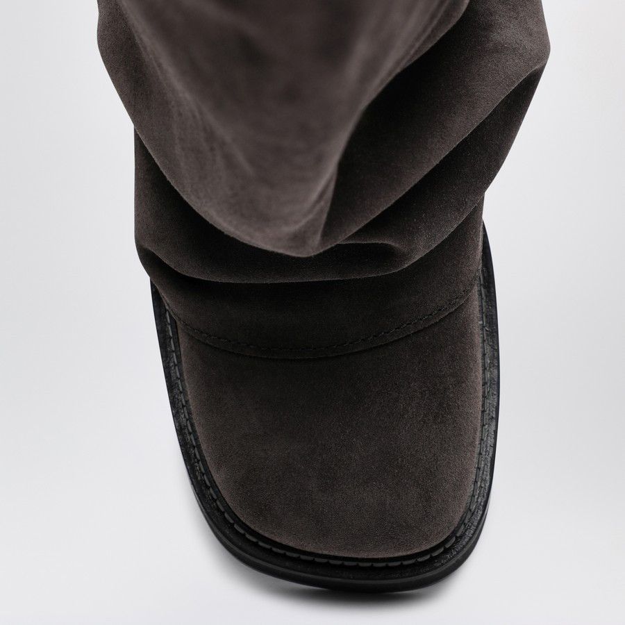 The Attico o1d2blof1024 Suede Boot in Brown Size US 7 / IT 37 - 3 Thumbnail