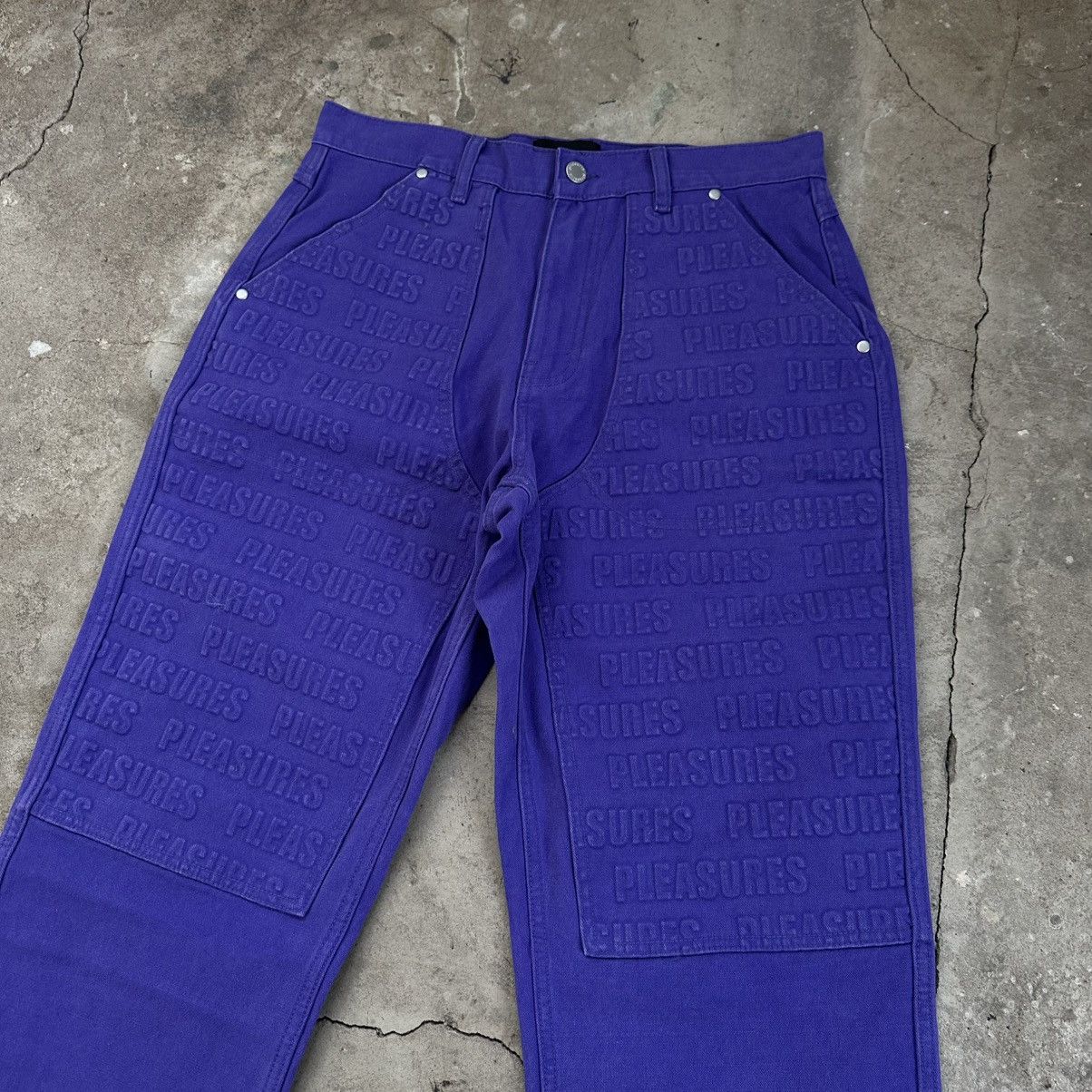 Pleasures Pleasures Black Double Knee Carpenter Pants Size 30”x30” Size US 30 / EU 46 - 2 Thumbnail