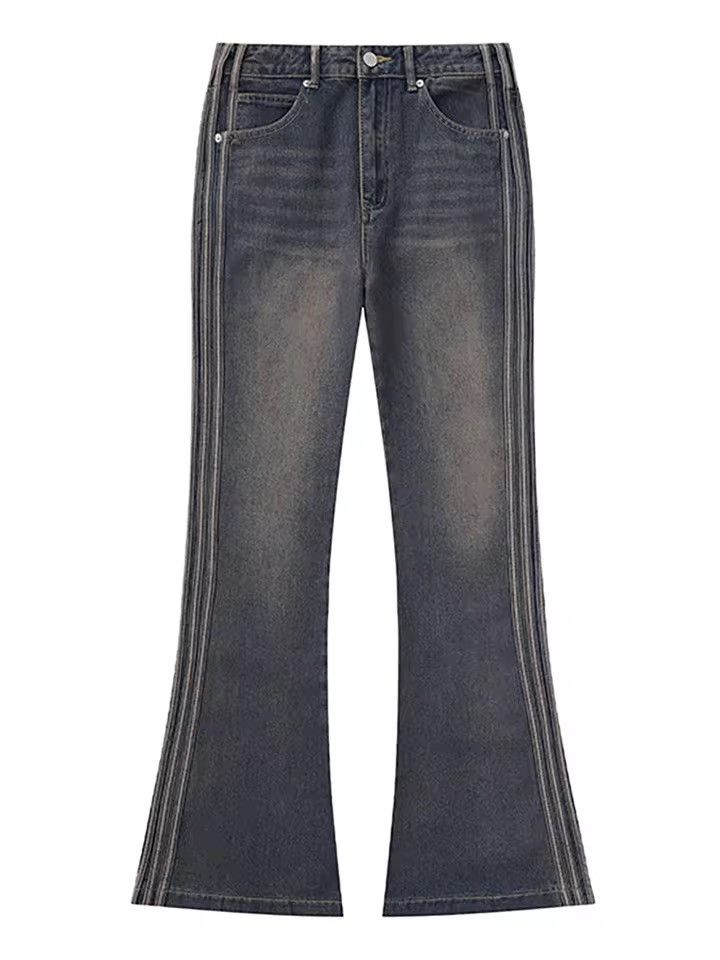 Japanese Brand × Vintage Vintage Jeans Slim Flared Trousers Autumn Streetwear Casual Size US 34 / EU 50 - 6 Thumbnail