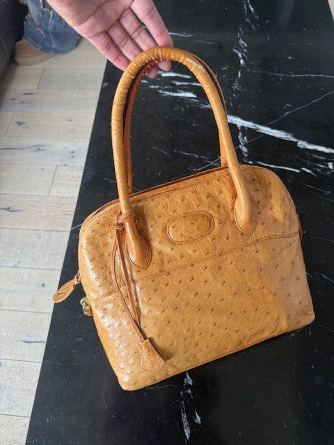 Other Bianchi & Nardi Ostrich Leather Handbag – Made in Italy Size ONE SIZE - 2 Thumbnail