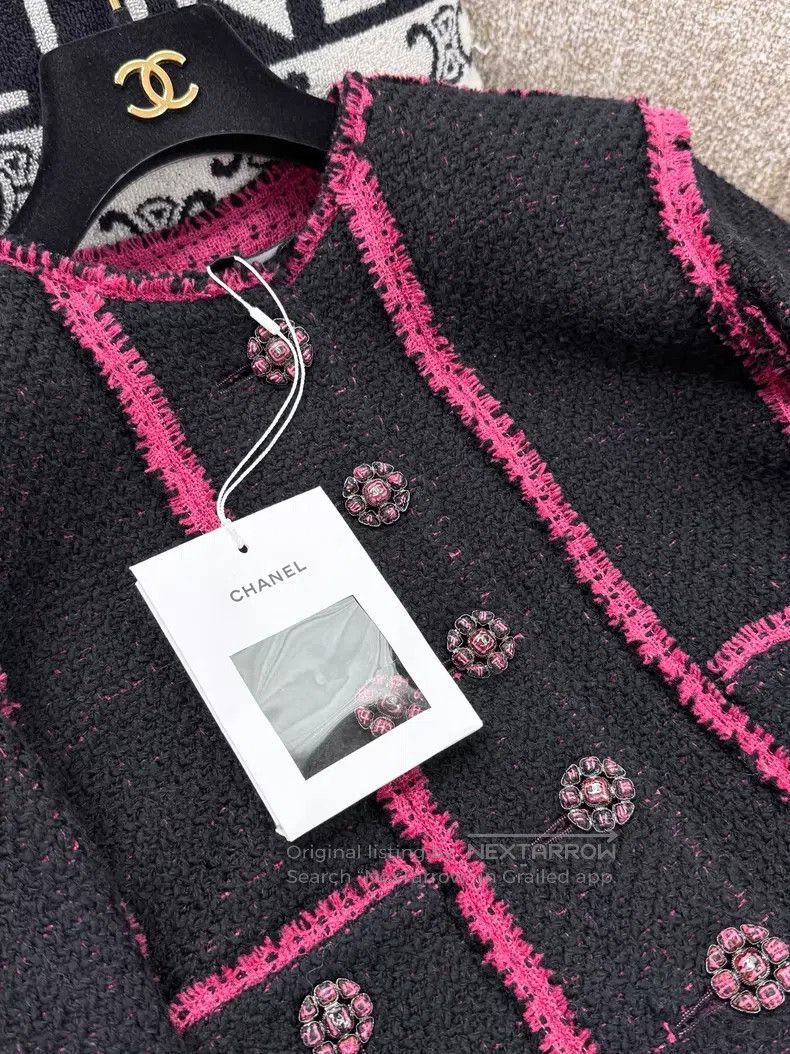 Chanel Chanel Pink rolled-edged flower glazed buckle four-pocket Size XS / US 0-2 / IT 36-38 - 5 Thumbnail