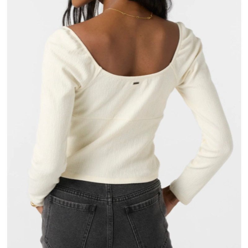 O'Neill NEW O'Neill Kristina Long Sleeve Top Center Twist Cutout XL Size XL / US 12-14 / IT 48-50 - 2 Thumbnail