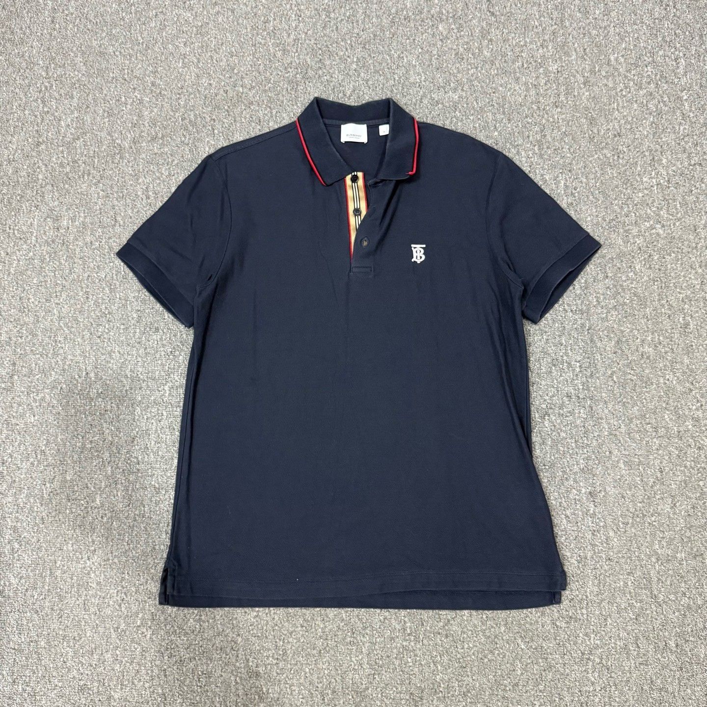 Burberry Burberry TB Logo Embroidered Short-Sleeve Polo Size US M / EU 48-50 / 2 - 5 Thumbnail