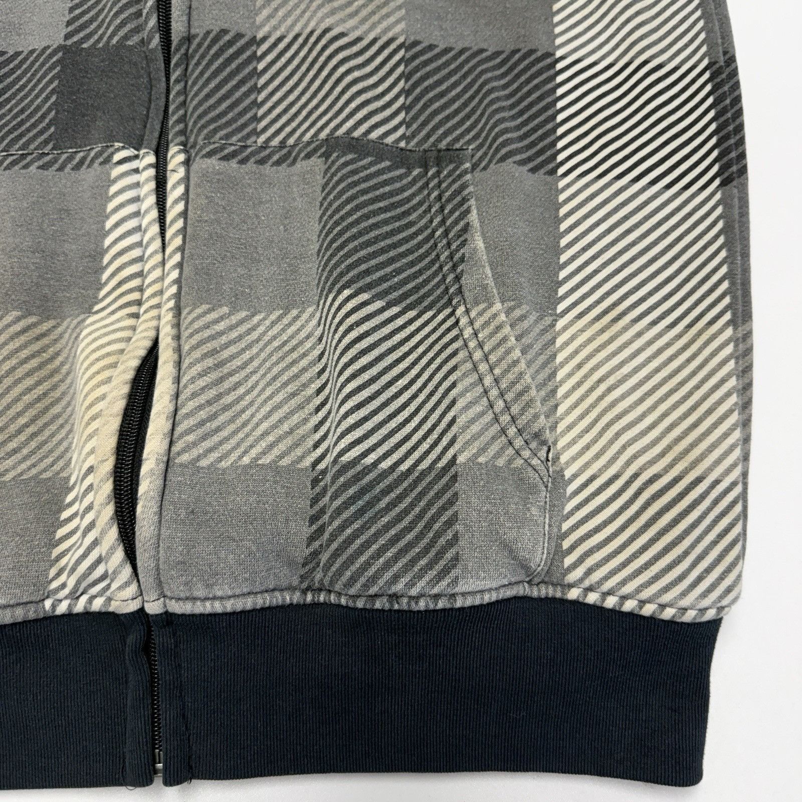 Zoo York Y2K Zoo York Hoodie Sweatshirt Mens Medium Plaid Zip Lined Size US M / EU 48-50 / 2 - 6 Thumbnail