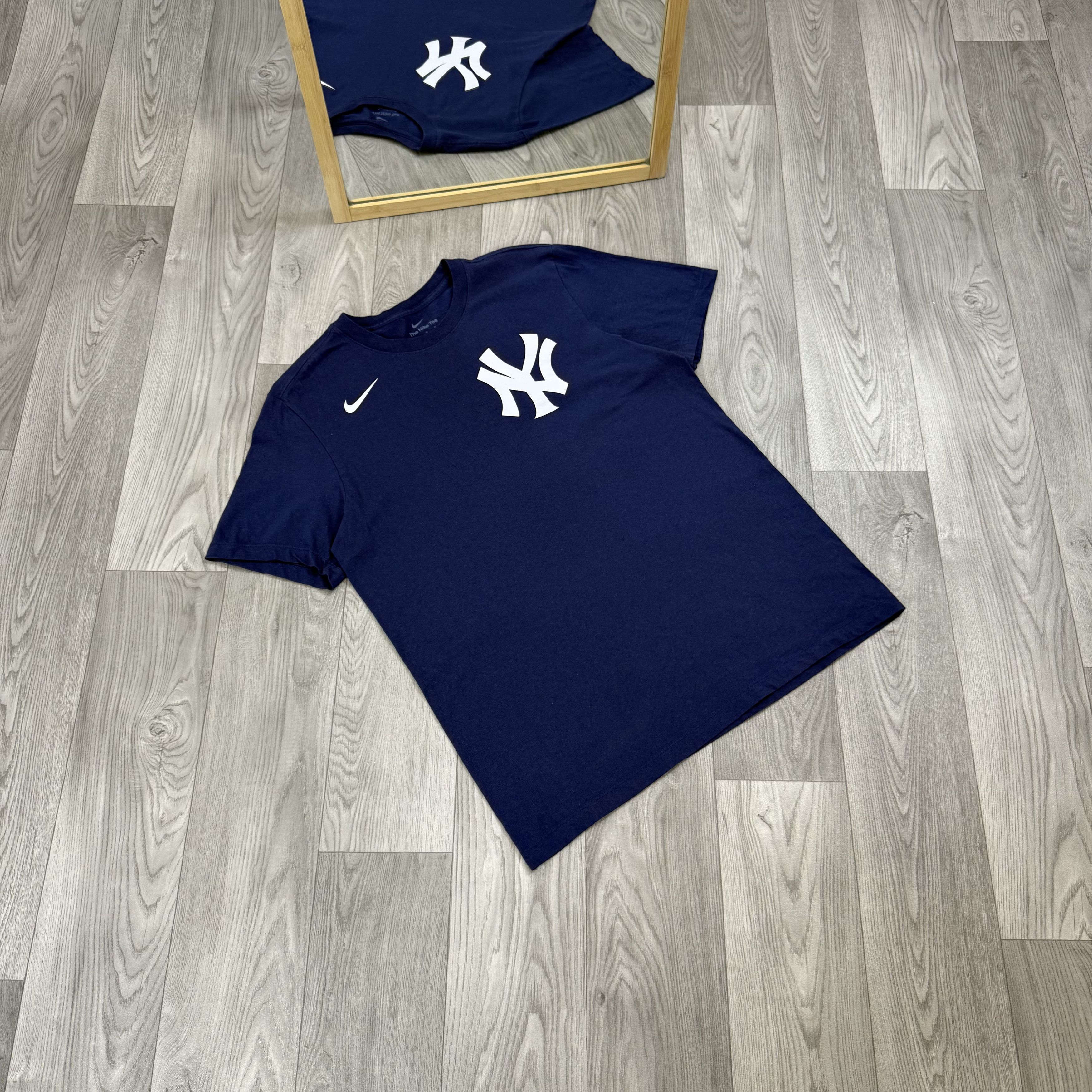 New York Yankees Nike New York Yankees Blue Graphic Tee Shirt Size US M / EU 48-50 / 2 - 2 Thumbnail