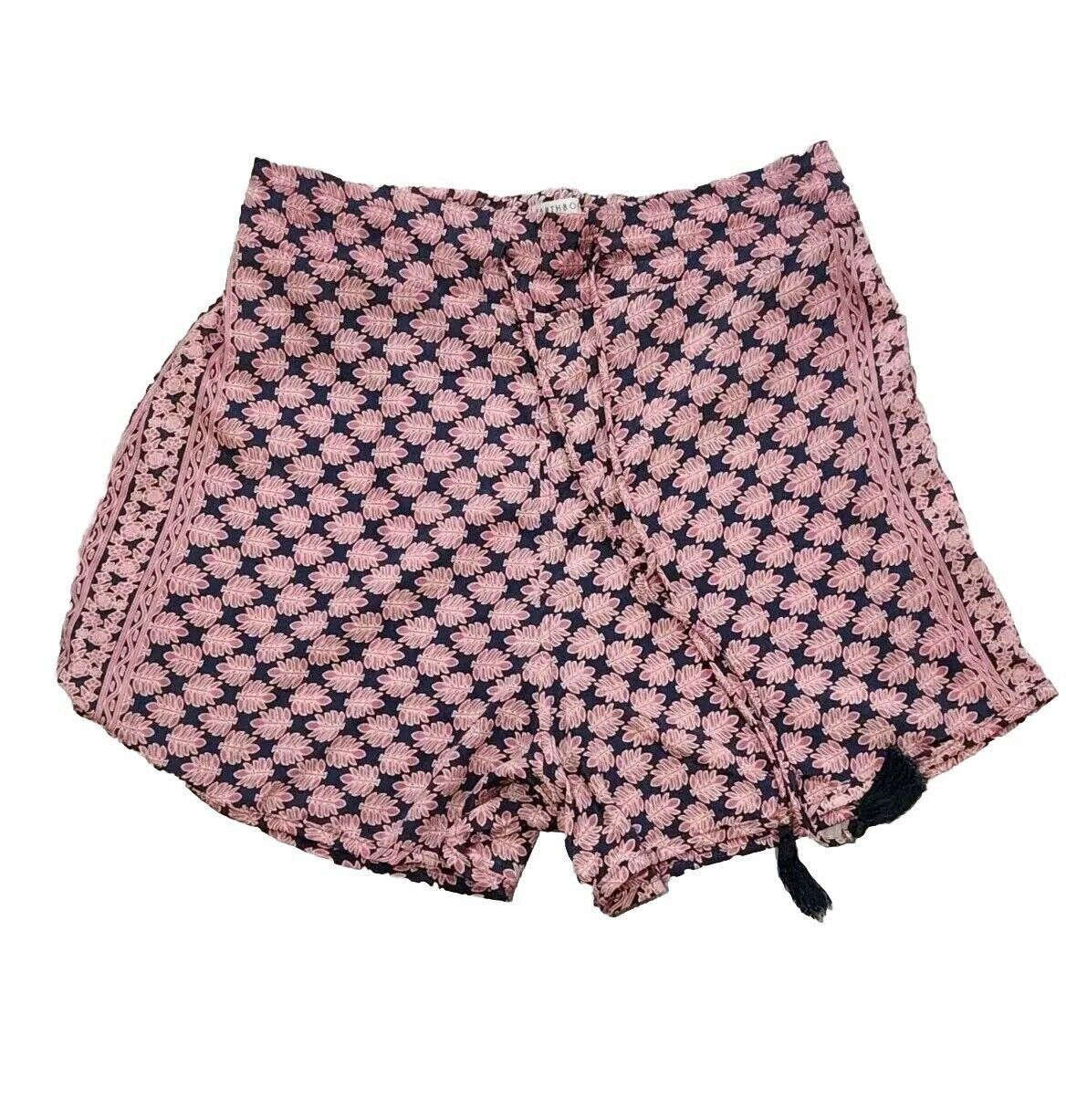 Designer Earthbound Trading Shorts Large Boho Hippie Drawstring Silky Size 36" / US 14 / IT 50 - 1 Thumbnail