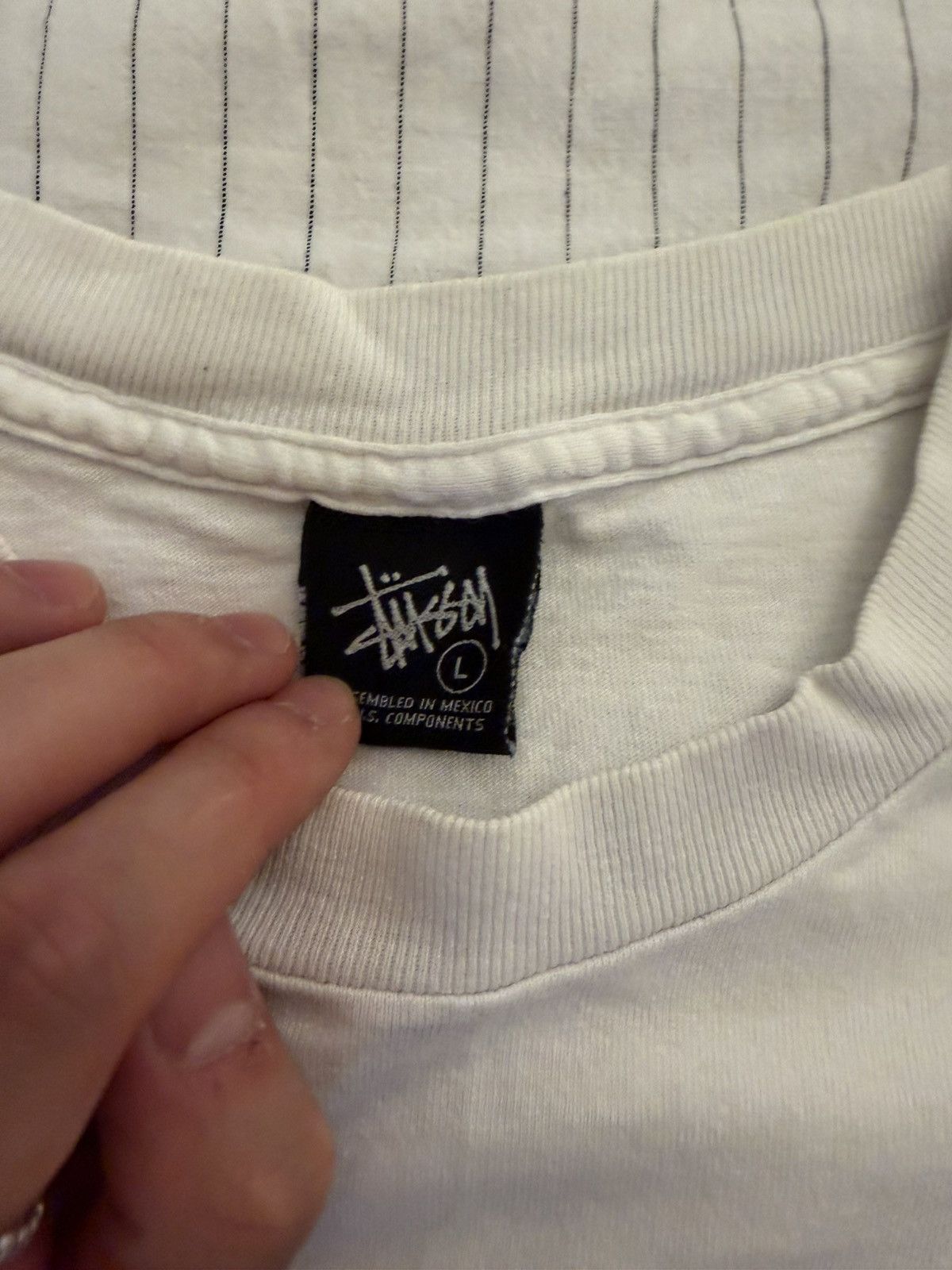 Stussy Rob Abeyta Jr World Tour T-Shirt Size US L / EU 52-54 / 3 - 3 Thumbnail