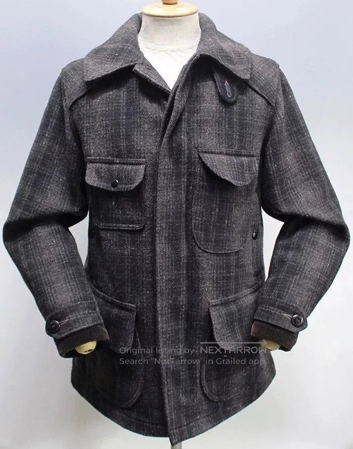Freewheelers heavy wool check jacket with pockets. Size US M / EU 48-50 / 2 - 1 Thumbnail