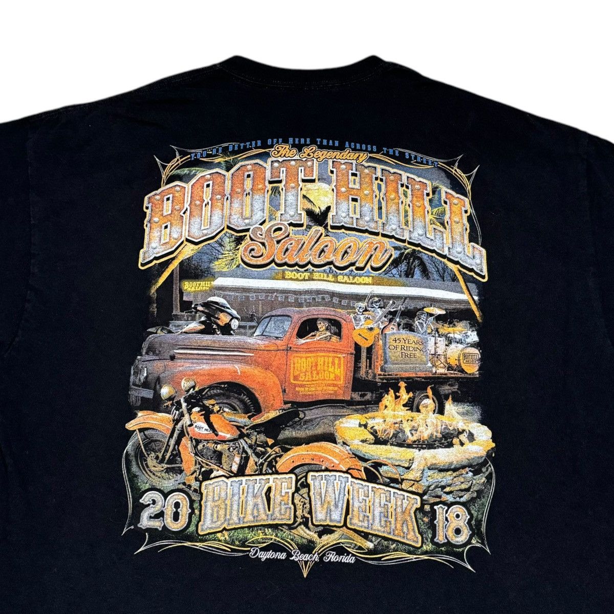 Gildan Gildan 2018 Daytona Bike Week Boothill Saloon Shirt Adult XL Size US XL / EU 56 / 4 - 2 Thumbnail