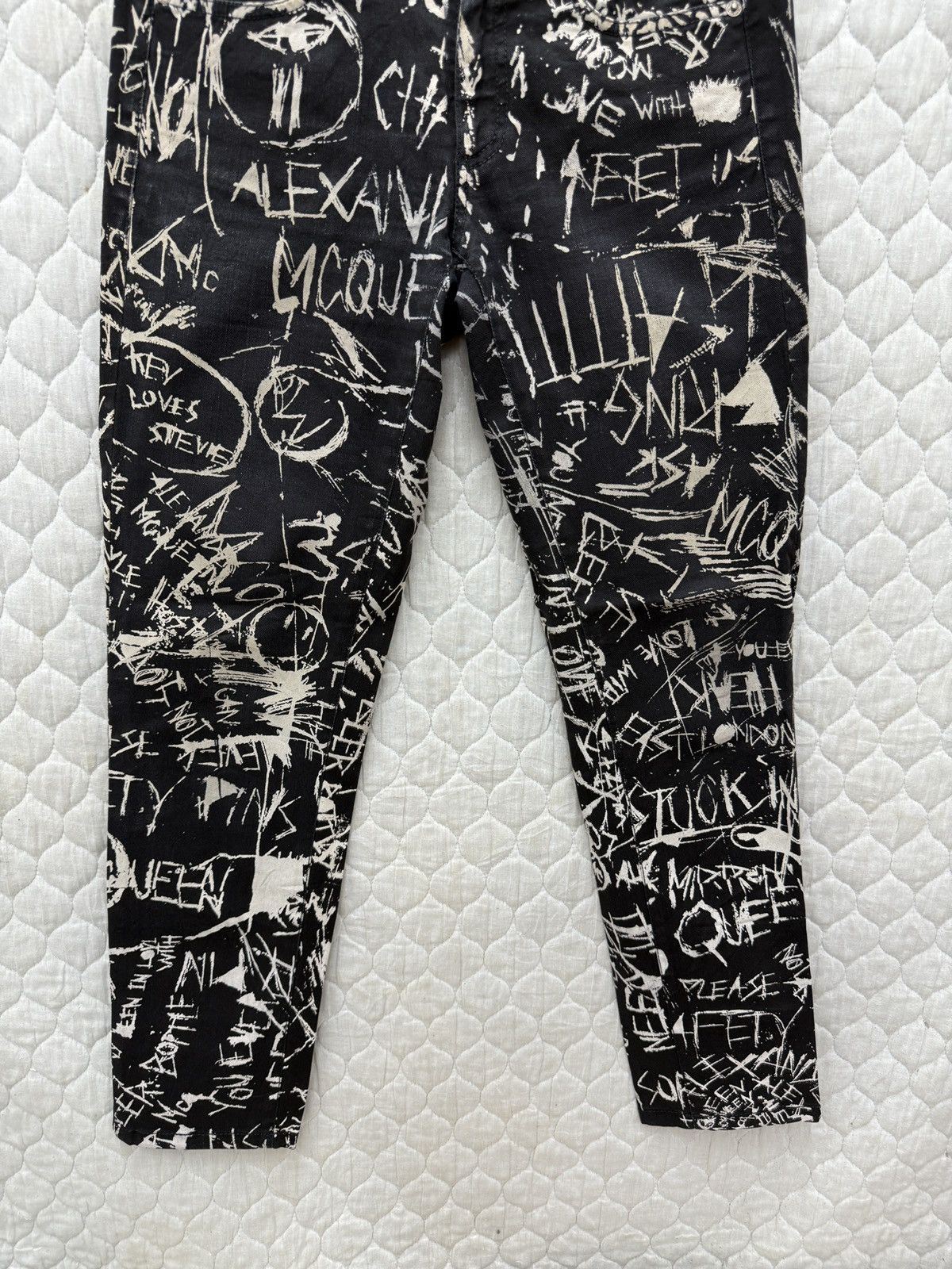 Alexander McQueen 🔥🔥🔥ARCHIVE ALEXANDER MCQUEEN PUNK PANTS Size US 29 - 5 Thumbnail