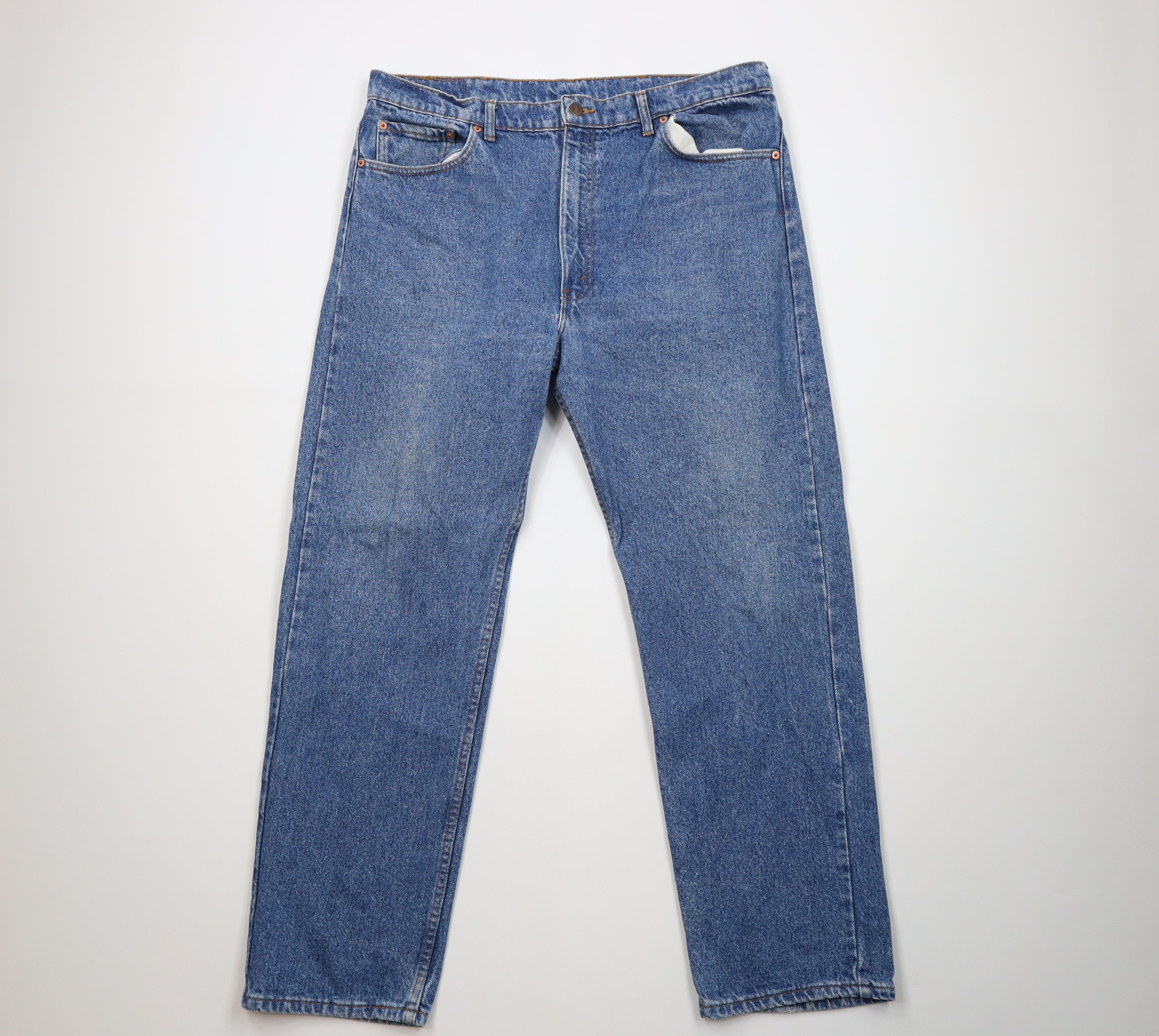 Vintage 80s 90s Levis 505xx Straight Leg Jeans Blue USA