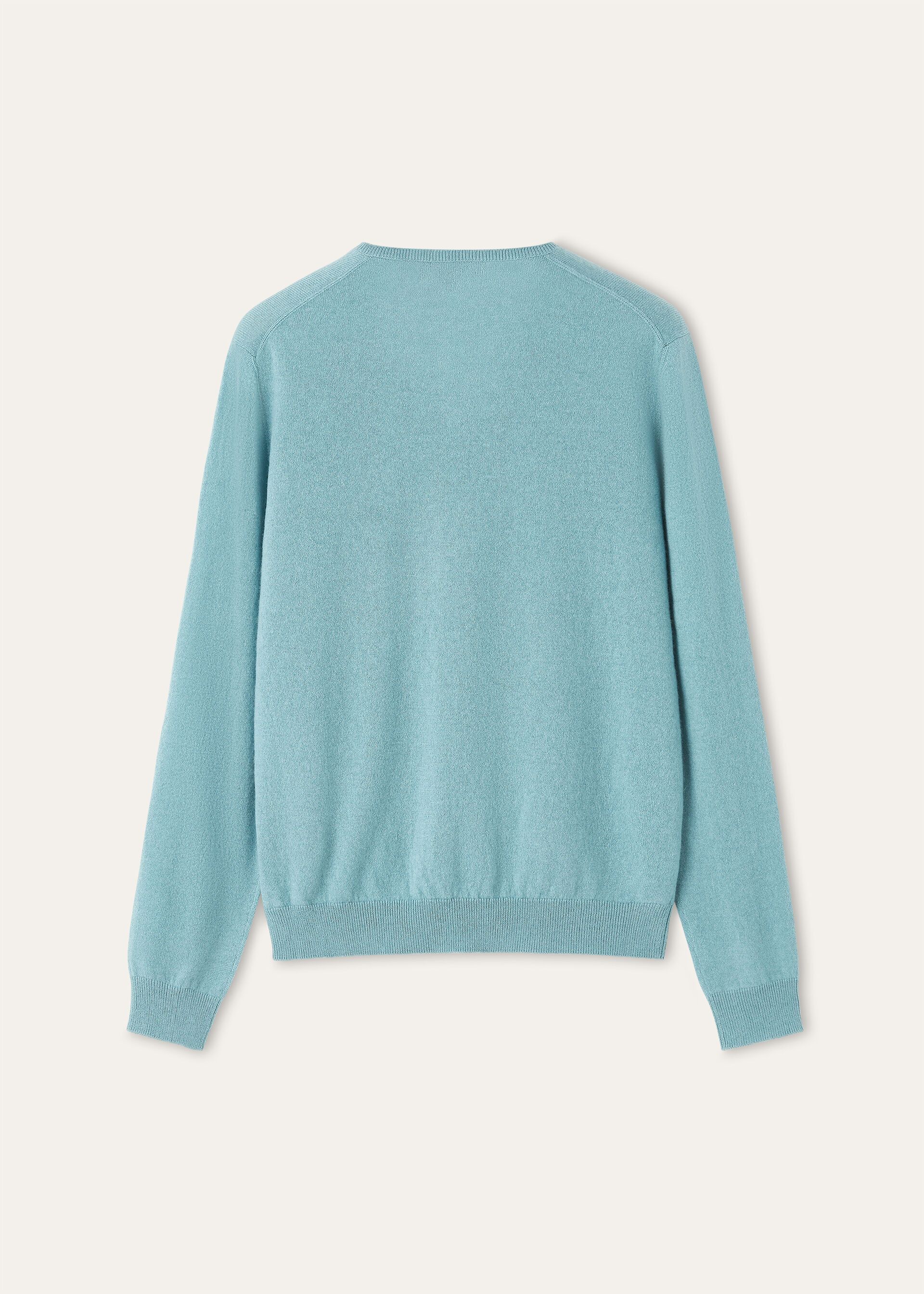 Loro Piana os11x0426 FAQ4514 Sergio Sweater in Underwater Breath Size S / US 4 / IT 40 - 6 Thumbnail