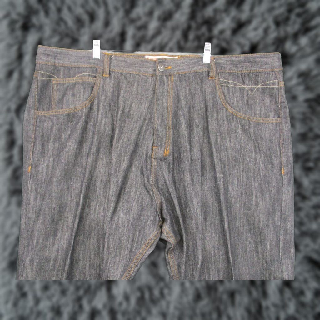 Vintage Evolution Jeans Men’s 48x33 Baggy Dark Wash Jeans Men's Baggy 48x33 Evolution In Design Black Denim 90s? Size US 32 / EU 48 - 1 Thumbnail