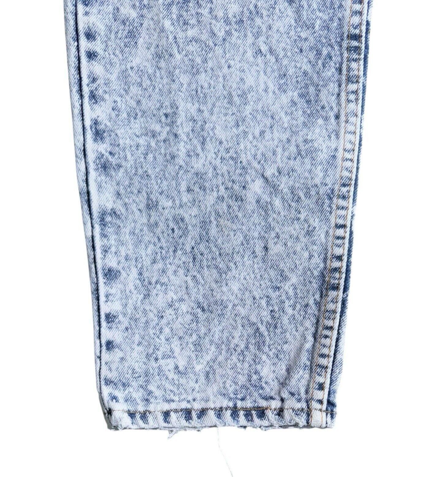 Levi's Vintage Levis 550 Acid Wash Jeans Sz 31x32 RARE Size US 31 - 8 Thumbnail