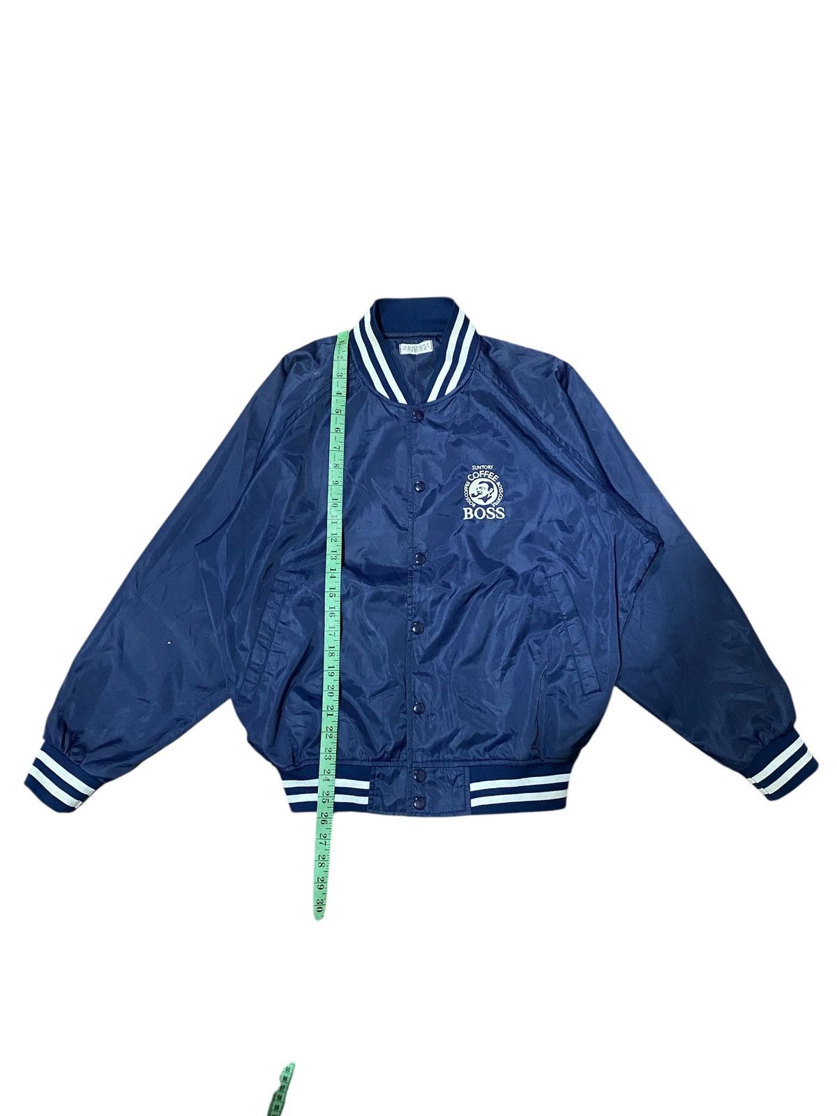 Japanese Brand × Vintage Vintage Suntory Boss Coffee Varsity Jacket Size US L / EU 52-54 / 3 - 9 Thumbnail