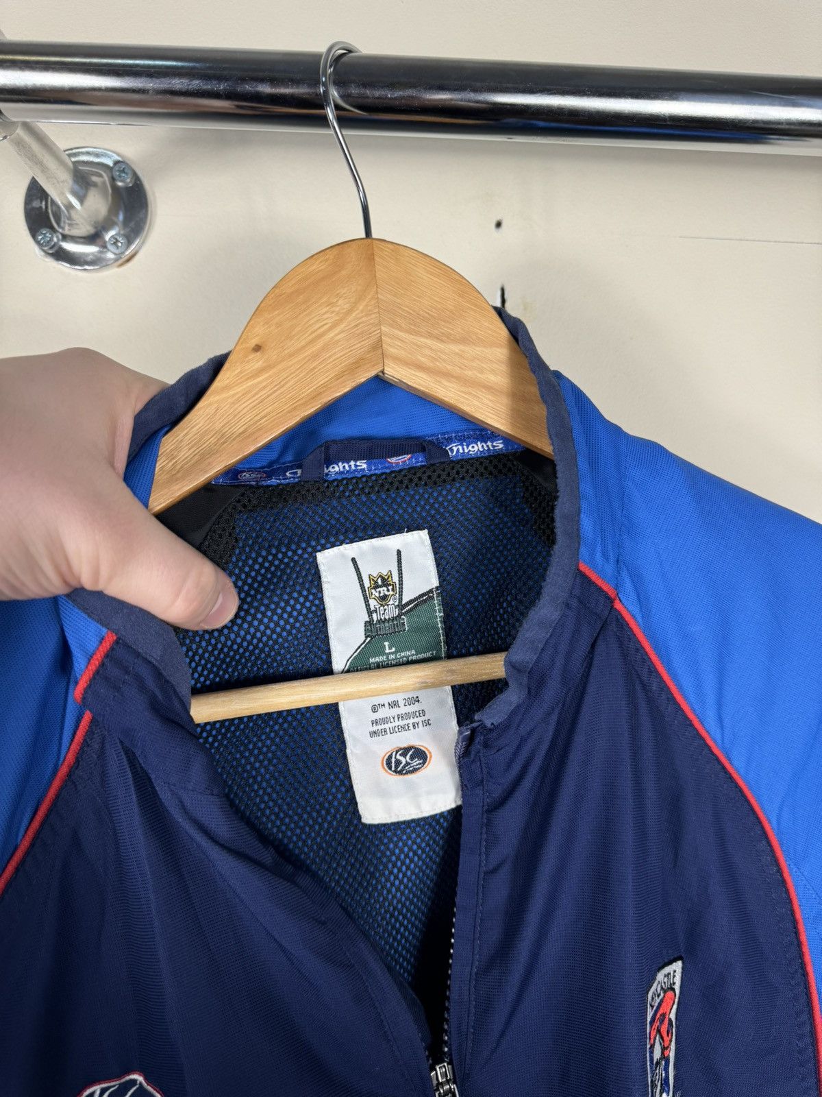 Vintage Vintage Newcastle Knights NRL Rugby 2004 Zip Track Jacket Size US L / EU 52-54 / 3 - 5 Thumbnail