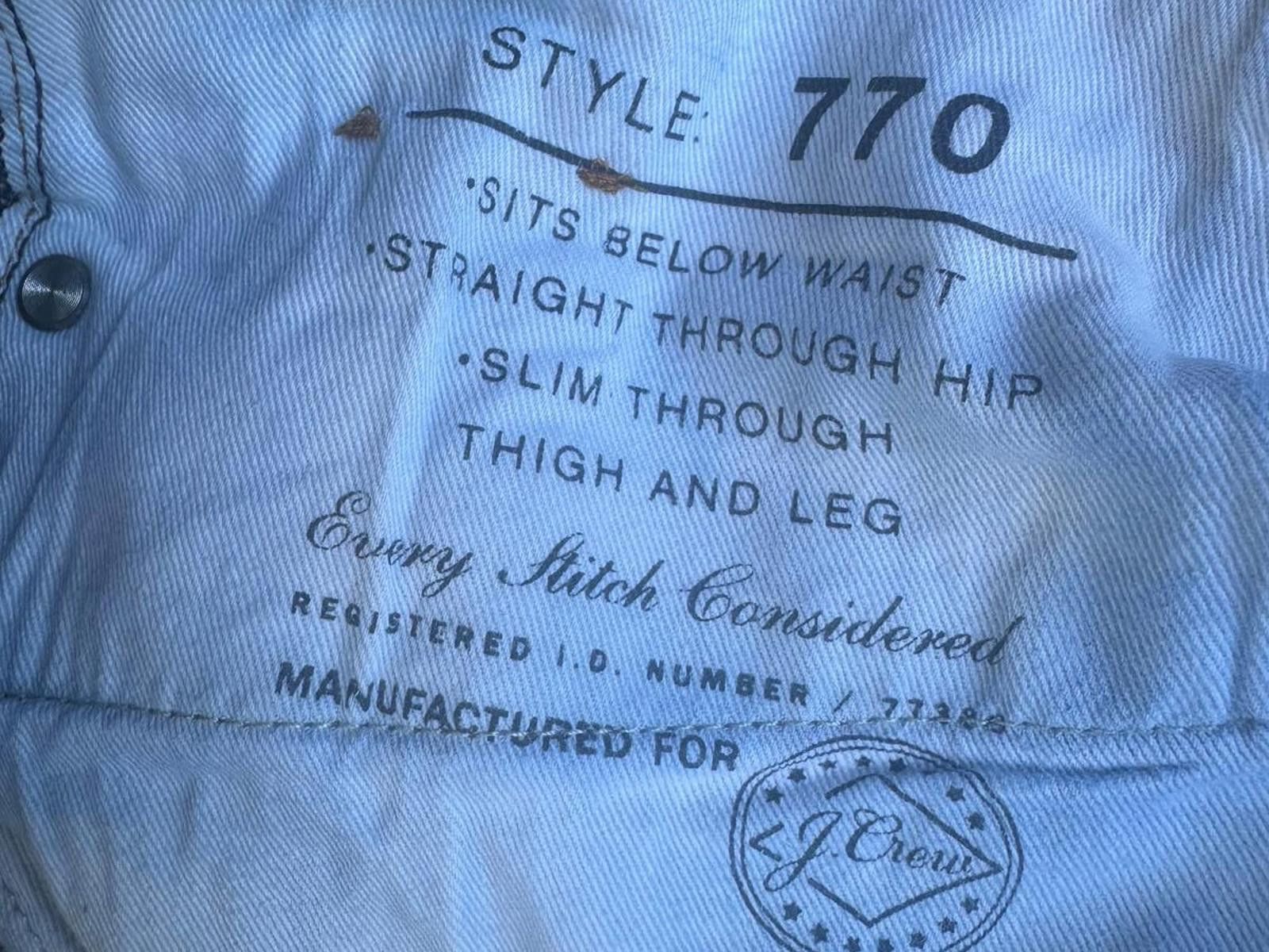 J.Crew J.Crew 770 Straight Fit Jeans – Japanese Fabric – W36 L32 Size US 36 / EU 52 - 7 Thumbnail