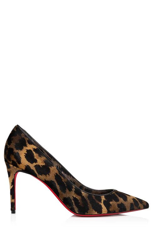 Christian Louboutin o1s1wg110924 Kate 85 Pony Pumps in Brown Size US 7 / IT 37 - 1 Thumbnail