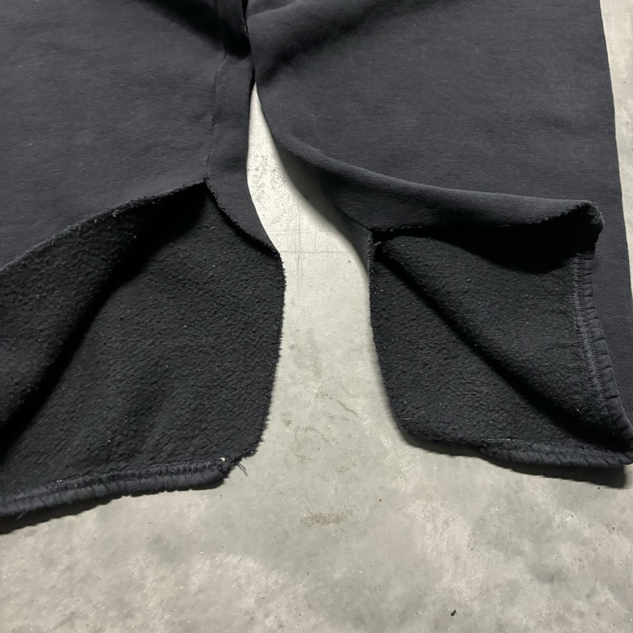 Japanese Brand × Vintage Crazy Vintage 90s Black Made In USA Essential Sweatpants! Size US 36 / EU 52 - 6 Thumbnail