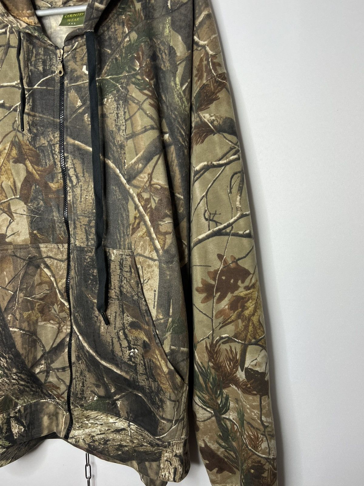 Other 🔥 Vintage Realtree Full Zip Camo Hoodie Y2K Hype Rare 🔥 Size US XXL / EU 58 / 5 - 7 Thumbnail