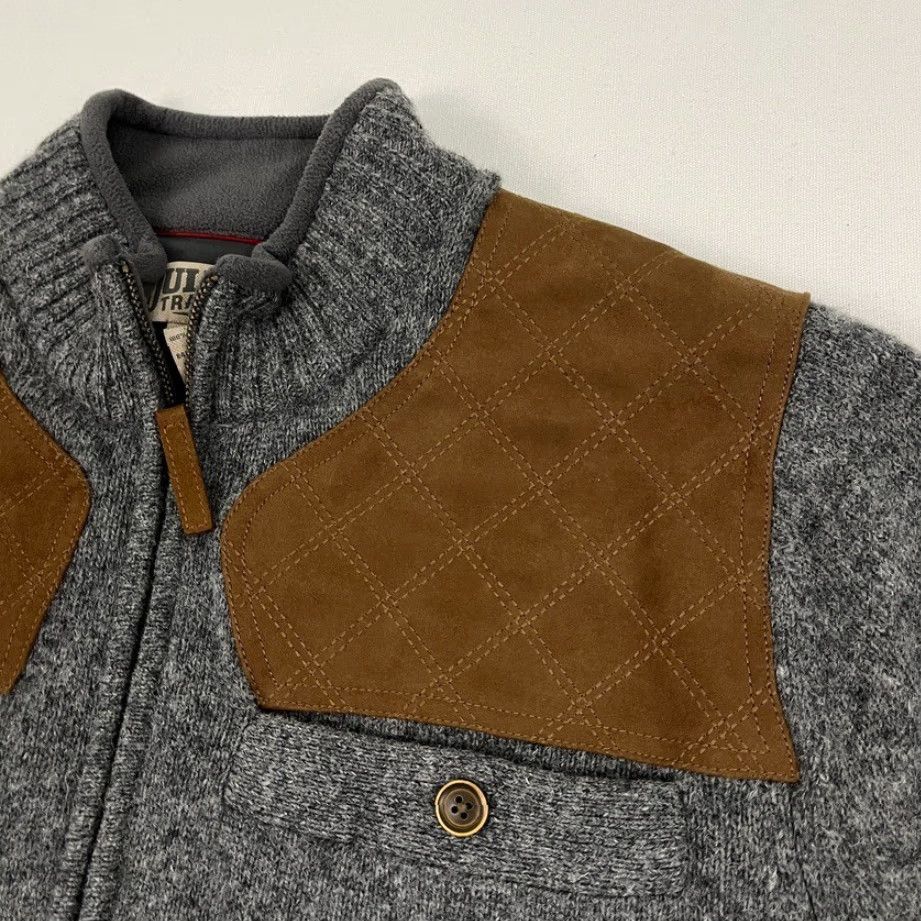Vintage Duluth Trading Jacket Men L Gray Shetland Wool Quilted Shoulder Shooting Sweater Jacket Size US L / EU 52-54 / 3 - 3 Thumbnail