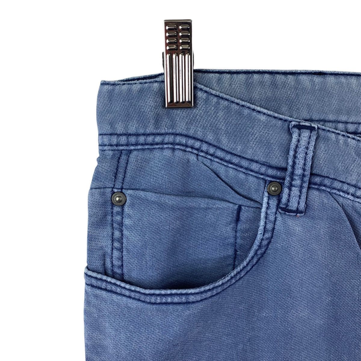Issey Miyake × Japanese Brand × Tete Homme TETE HOMME issey miyake light blue skinny jeans Size 32" / US 10 / IT 46 - 6 Thumbnail