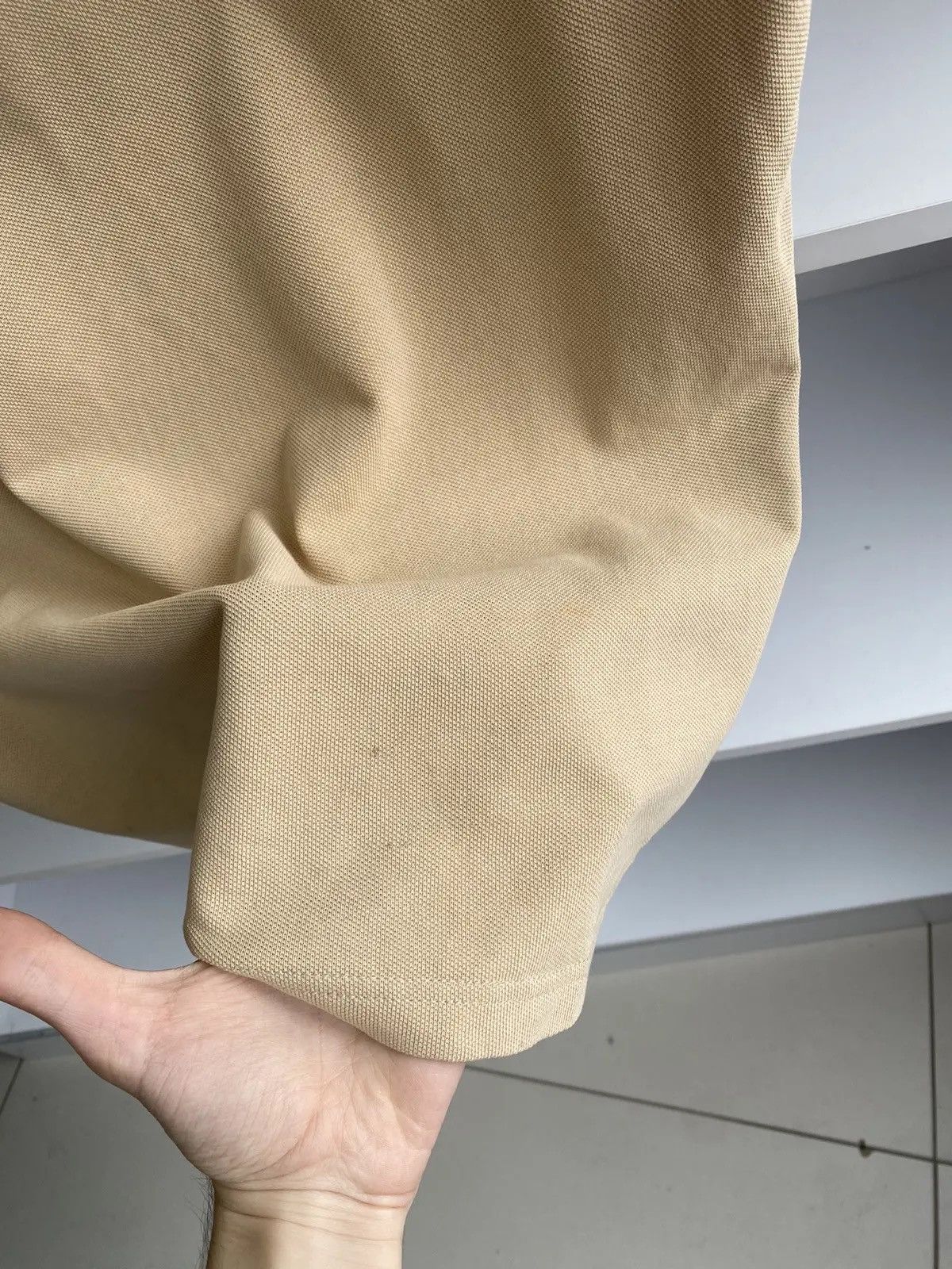 Burberry × Vintage Vintage Burberry Beige Luxury Polo T-Shirt Size US L / EU 52-54 / 3 - 10 Thumbnail