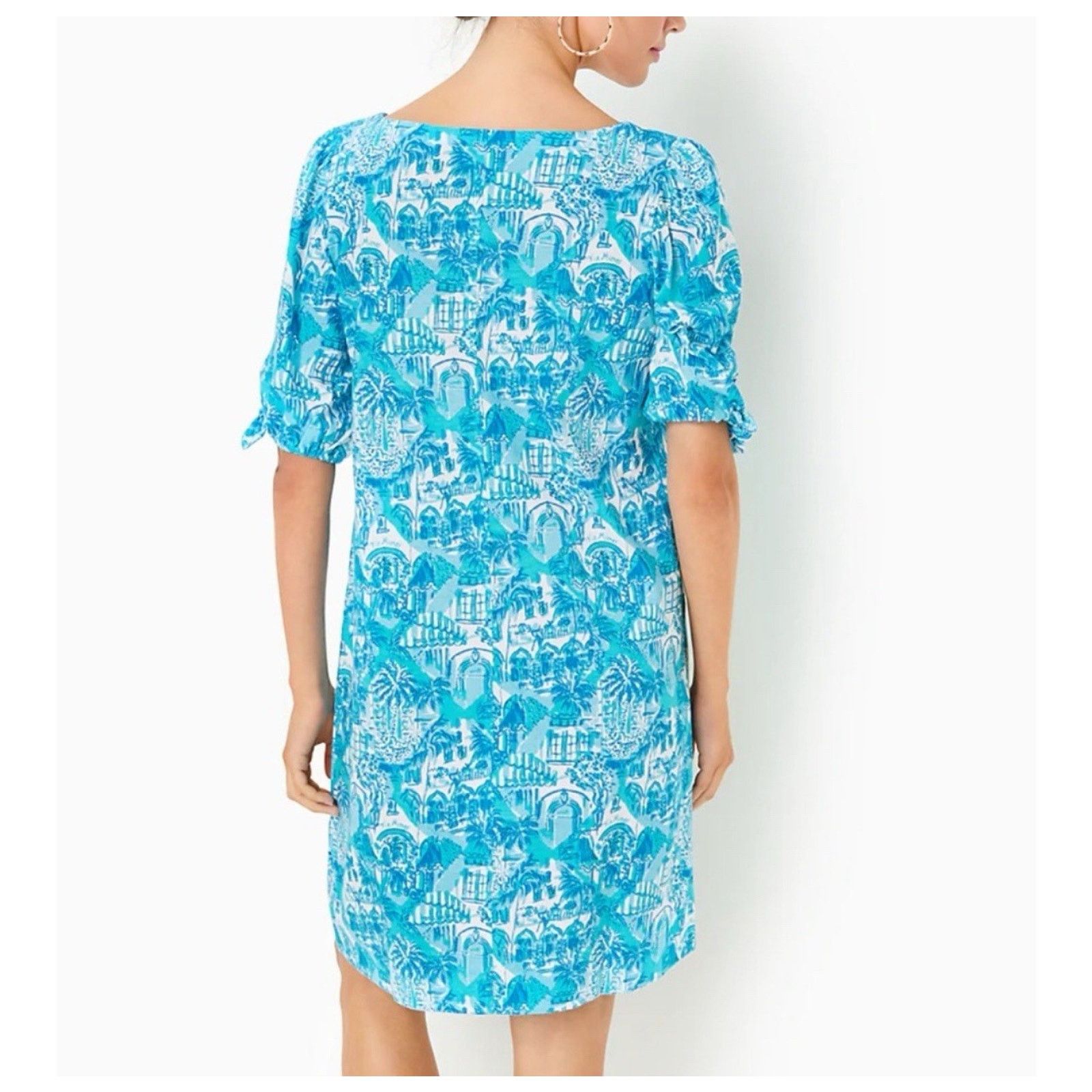 Lilly Pulitzer NWT Lilly Pulitzer XL Easley Dress Sunny State Of Mind Size XL / US 12-14 / IT 48-50 - 3 Thumbnail