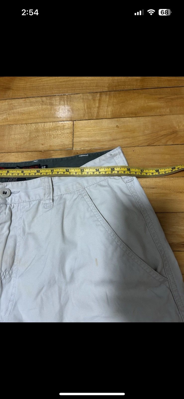 Other Plugg Men's Cargo Shorts, Beige Size 32 Workwear Grunge Size US 32 / EU 48 - 6 Thumbnail