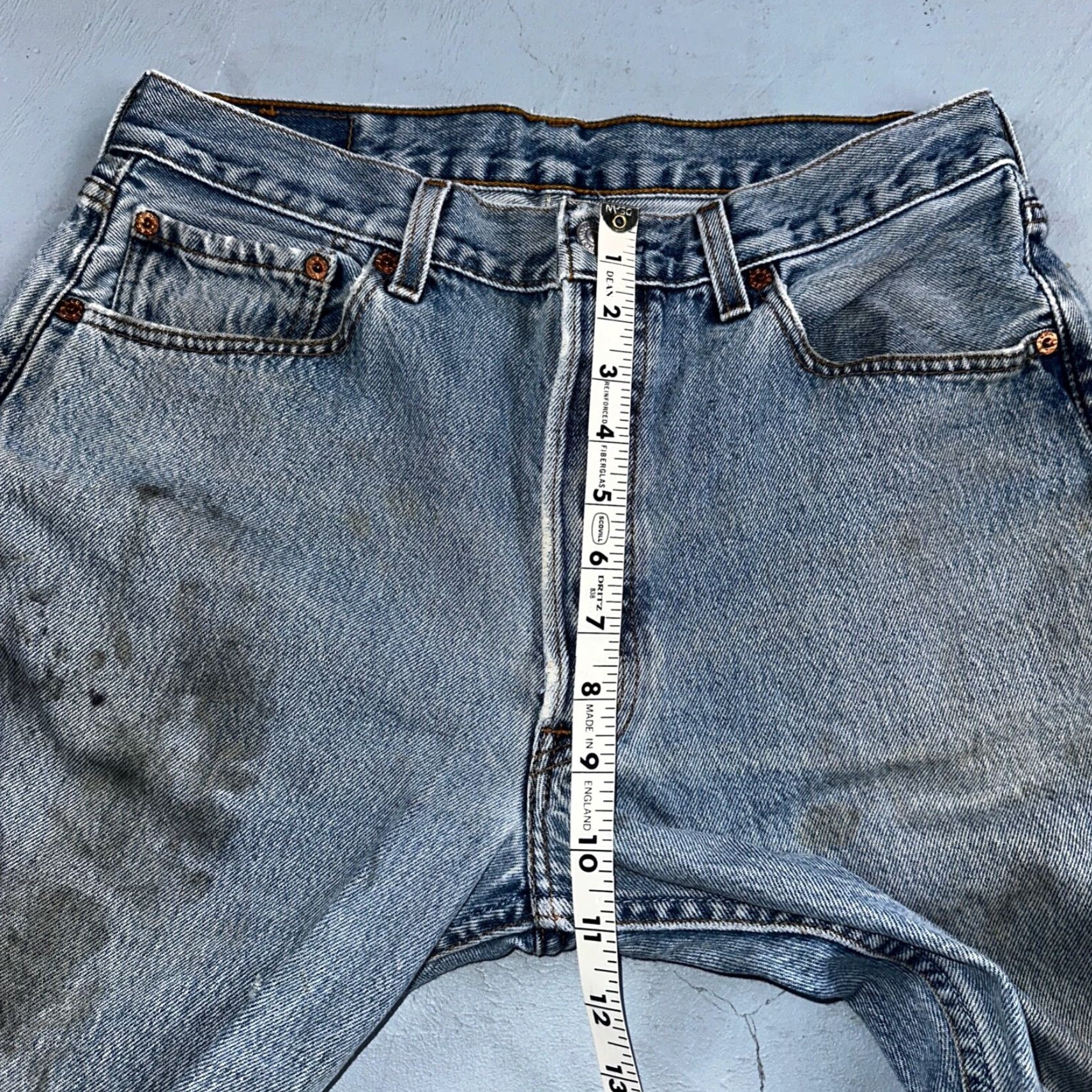 Levi's Levi's 501 Jeans Straight Levi's 501 Vintage Y2K 90s Light Blue Wash 33x30 Regular Men Jeans Size US 33 - 6 Thumbnail