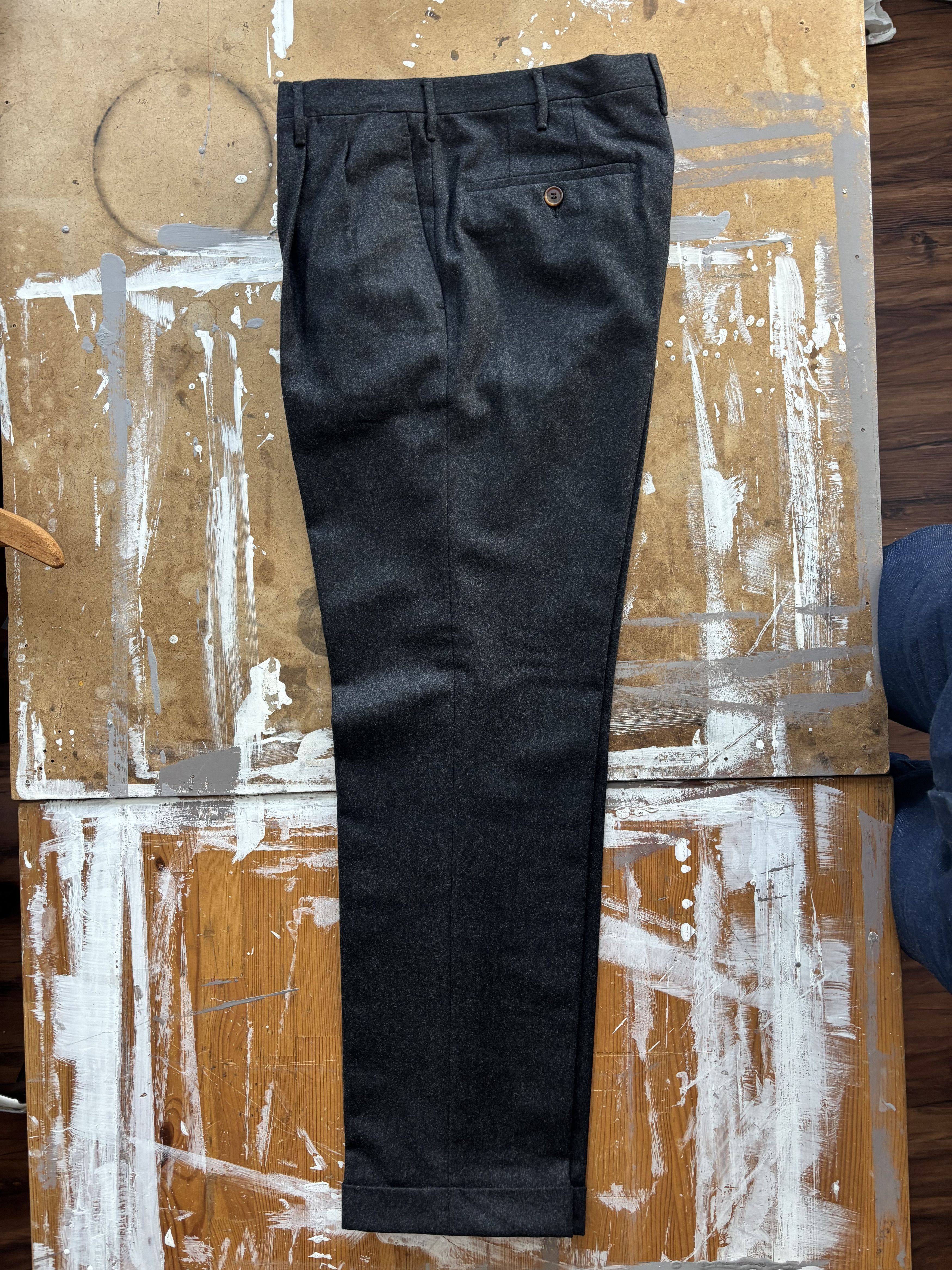 Rota Charcoal Flannel trousers Size 46R - 1 Thumbnail