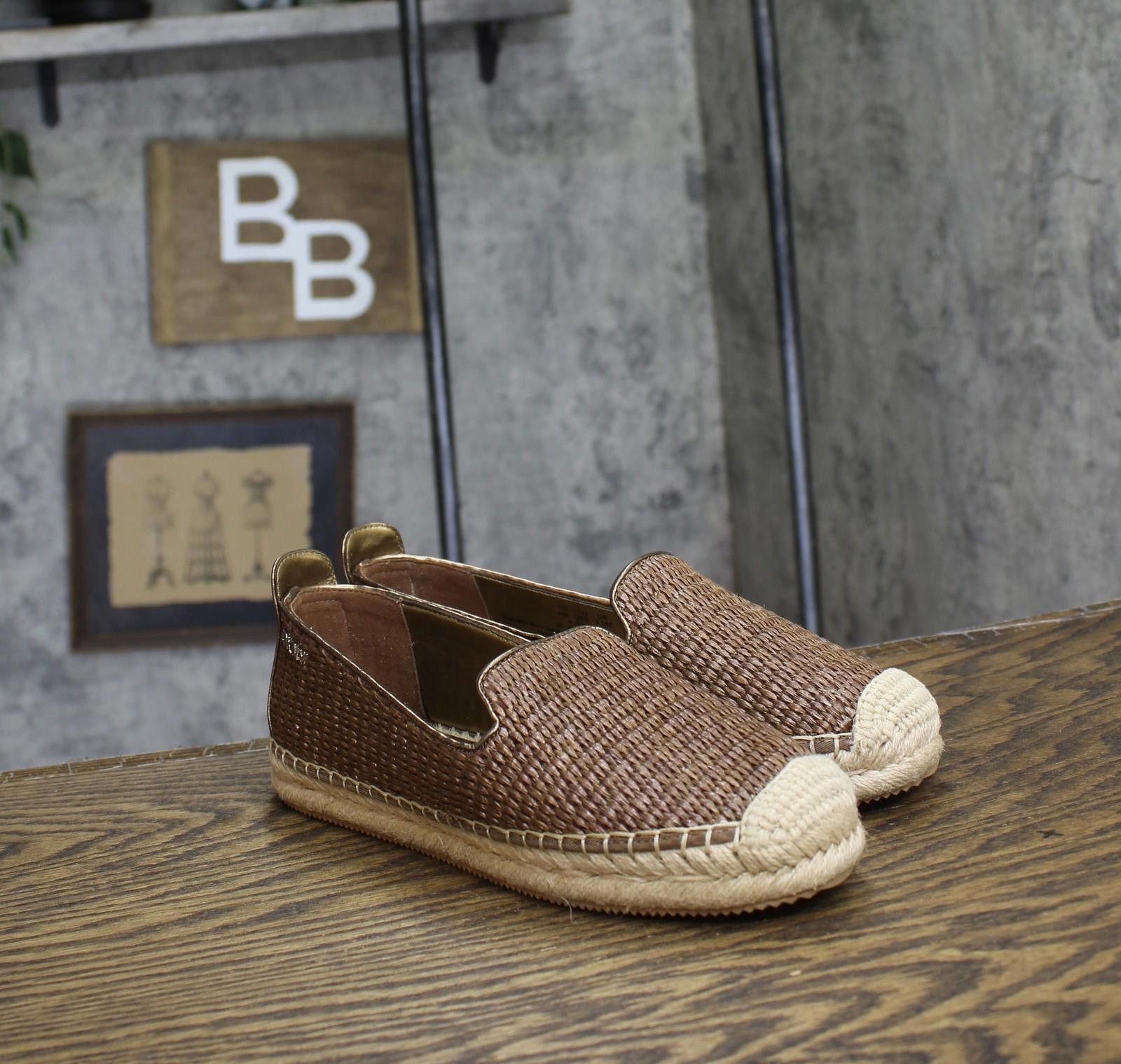 DKNY Dkny Mallandra Espadrille Flats K1520470 Brown / Bronze 6m Size US 6 / IT 36 - 1 Thumbnail