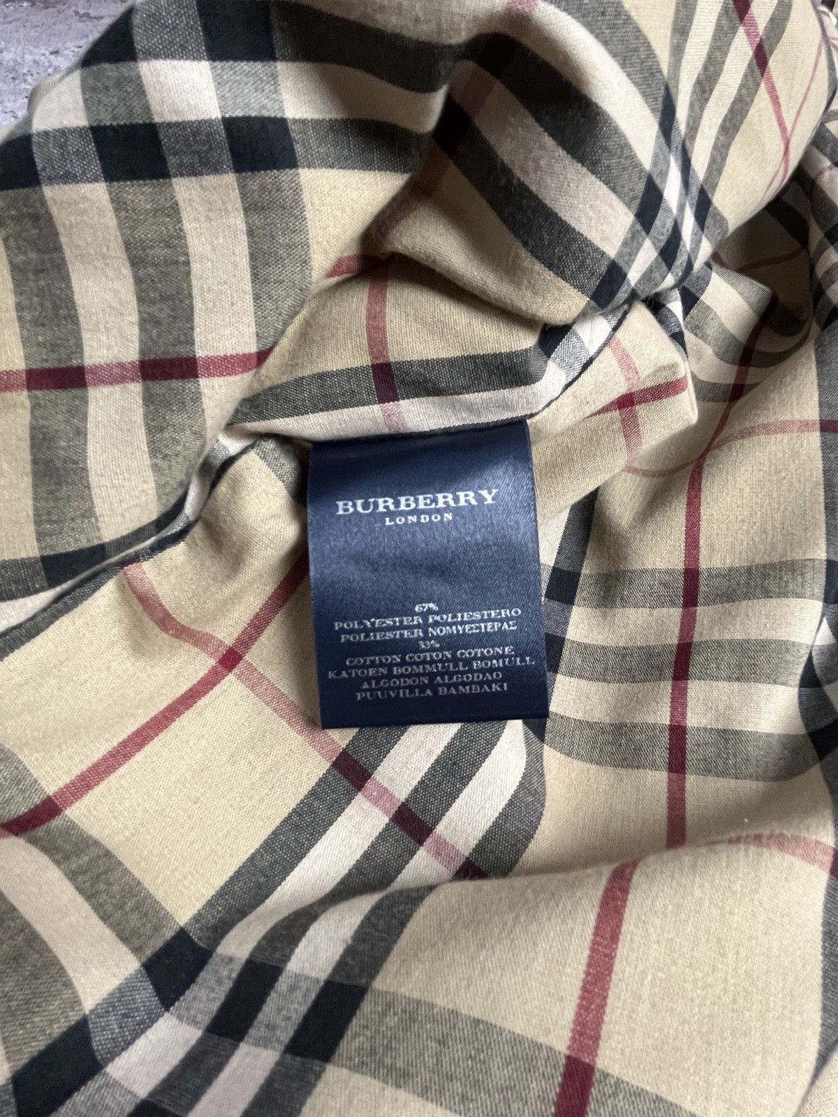 Burberry × Vintage Rare🔥Vintage Burberry London Nova Check Trench Coat Size US L / EU 52-54 / 3 - 16 Thumbnail
