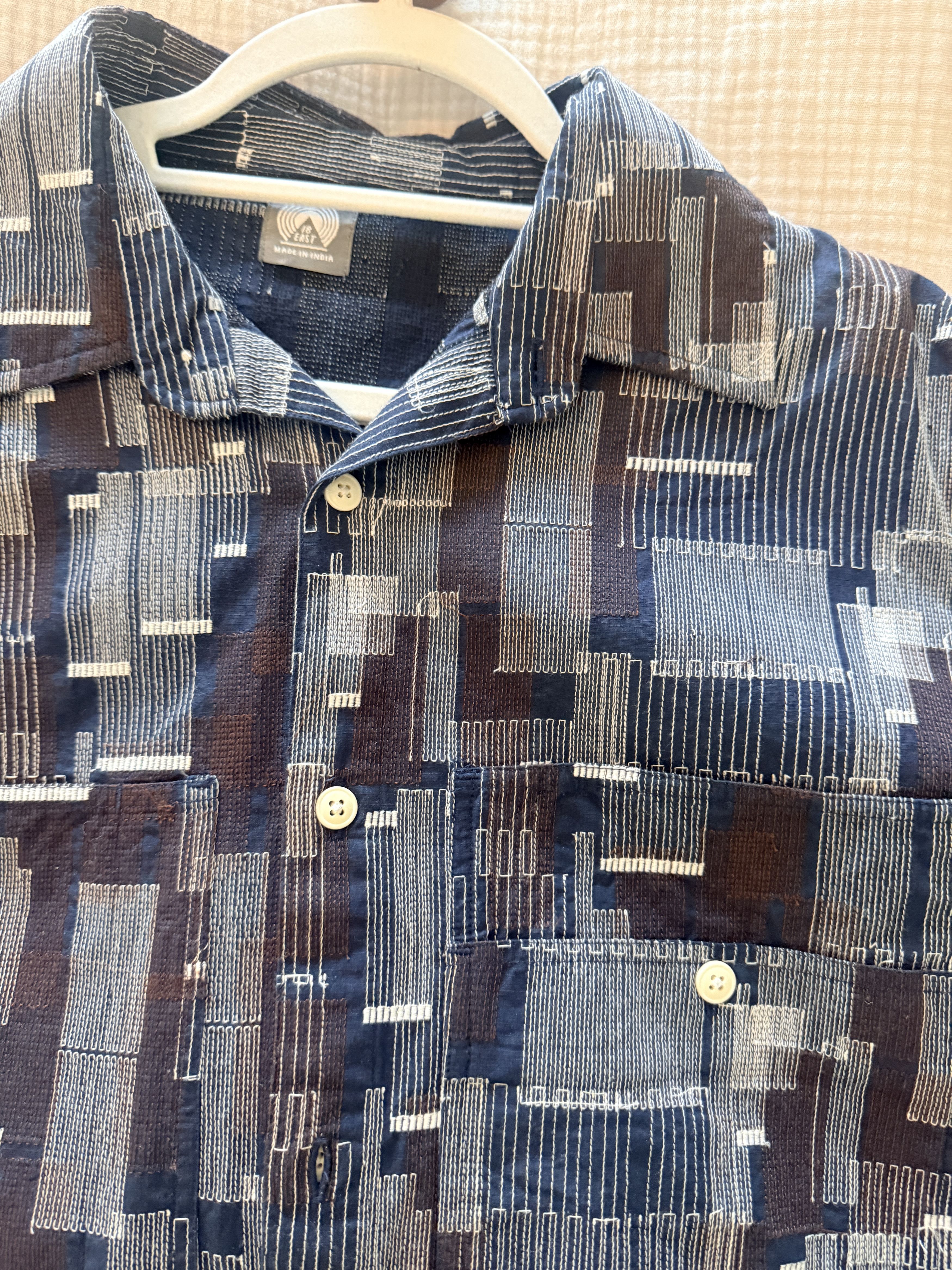 18 East PILCHUCK WORK SHIRT - EMBROIDERED COTTON MICRO RIPSTOP Size US L / EU 52-54 / 3 - 8 Thumbnail
