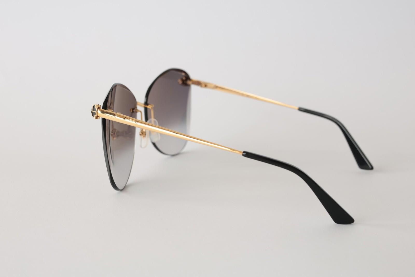 Cartier New Cartier eyewear optical sunglasses CT0398S 001 gold grey Size ONE SIZE - 3 Thumbnail