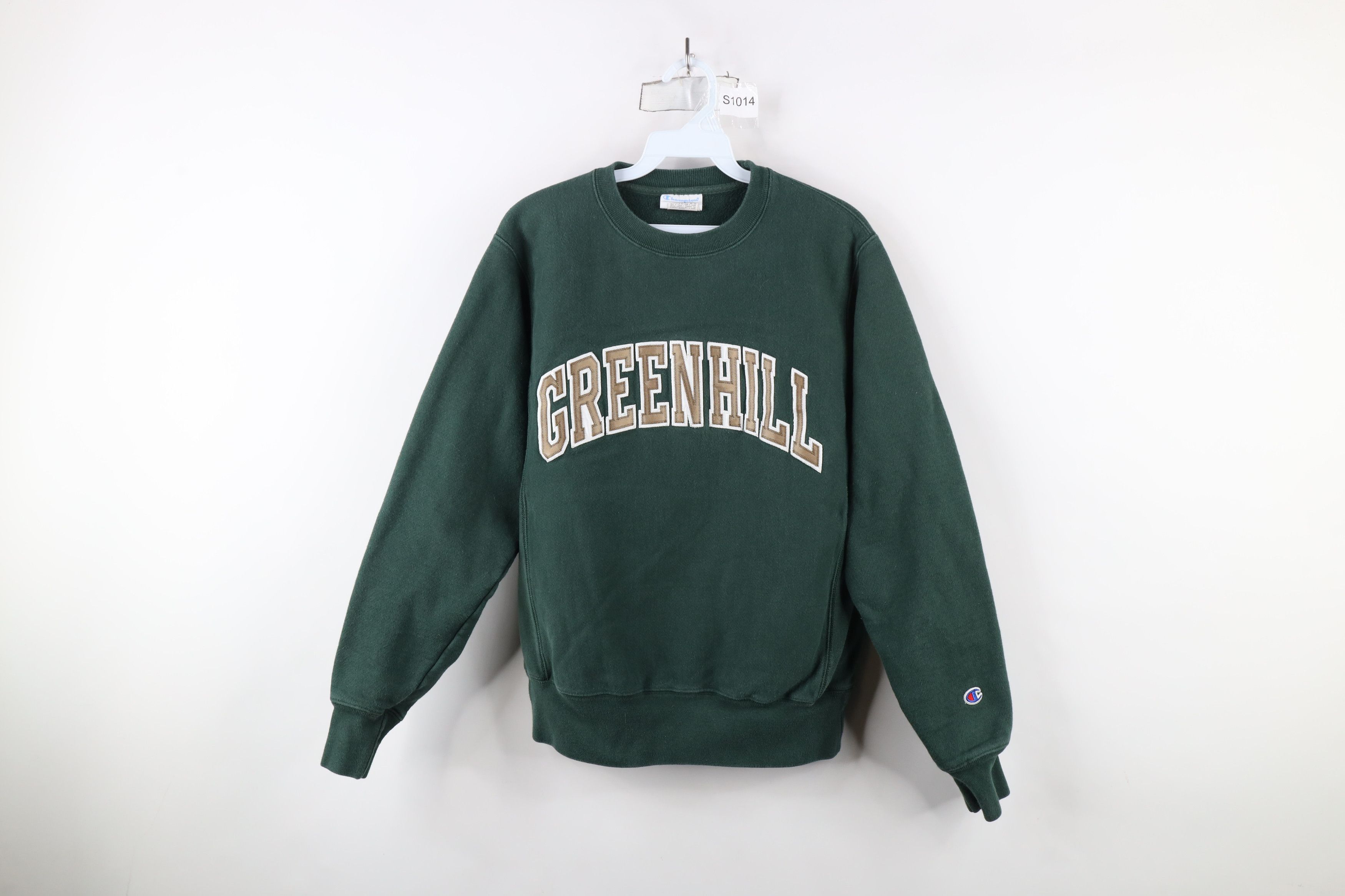 Champion × Vintage Champion Reverse Weave Greenhill Crewneck Sweatshirt Green Size US S / EU 44-46 / 1 - 1 Thumbnail